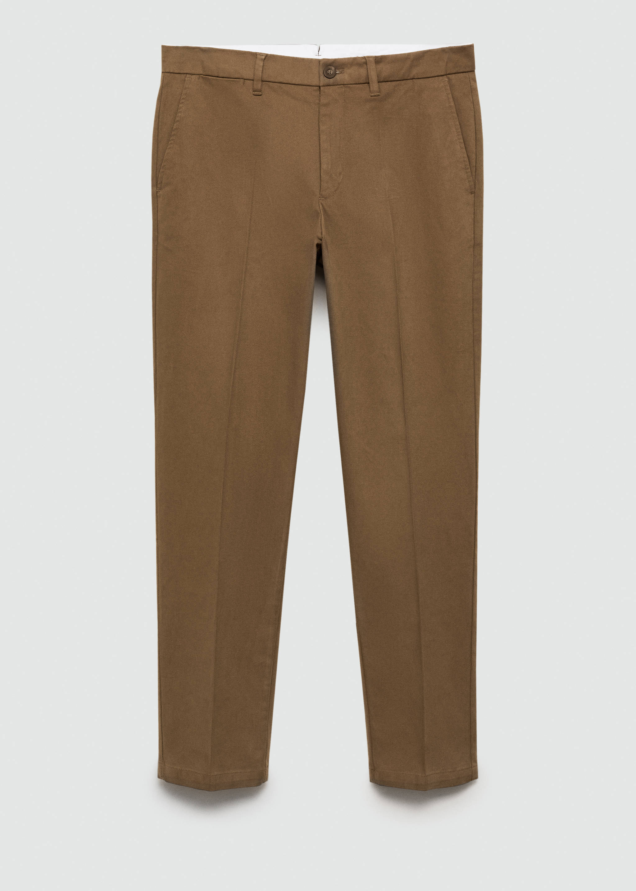 Regular-fit cotton trousers - Article without model