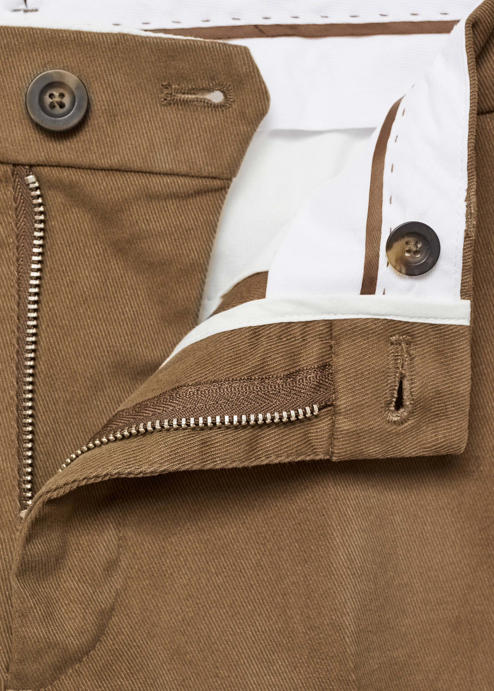 Regular-fit cotton trousers - Details of the article 8