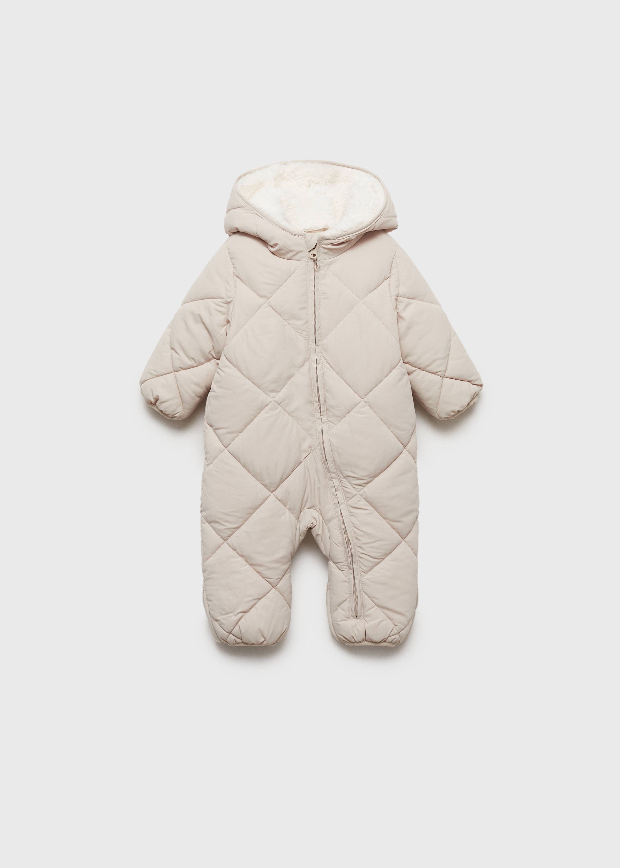 Fur-effect one piece suit - Article without model