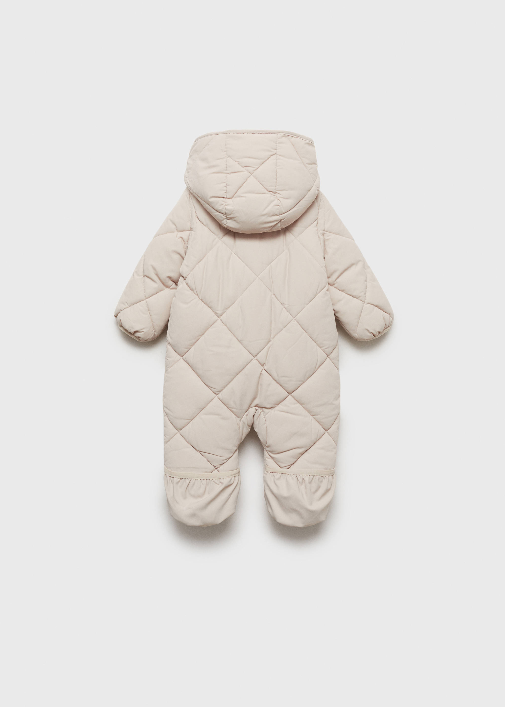 Fur-effect one piece suit - Reverse of the article