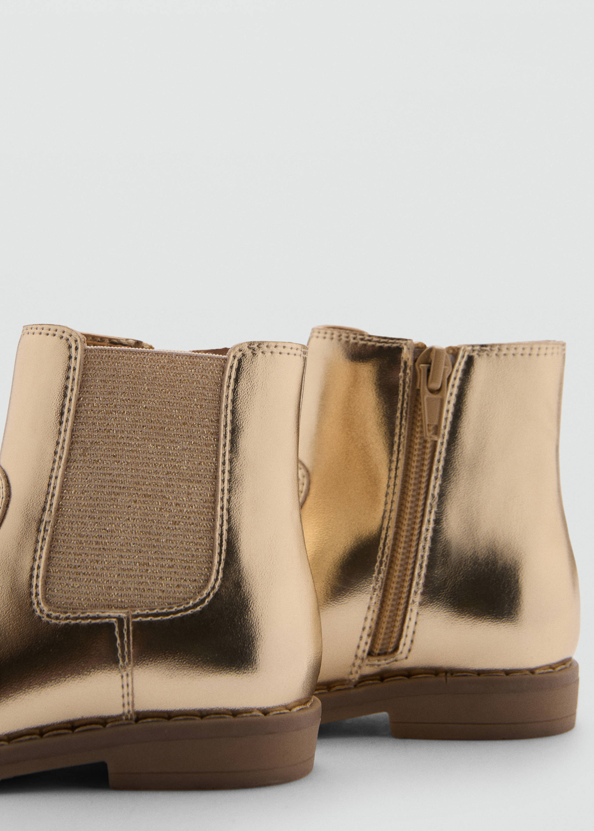 Metallic finish ankle boots - Details of the article 2