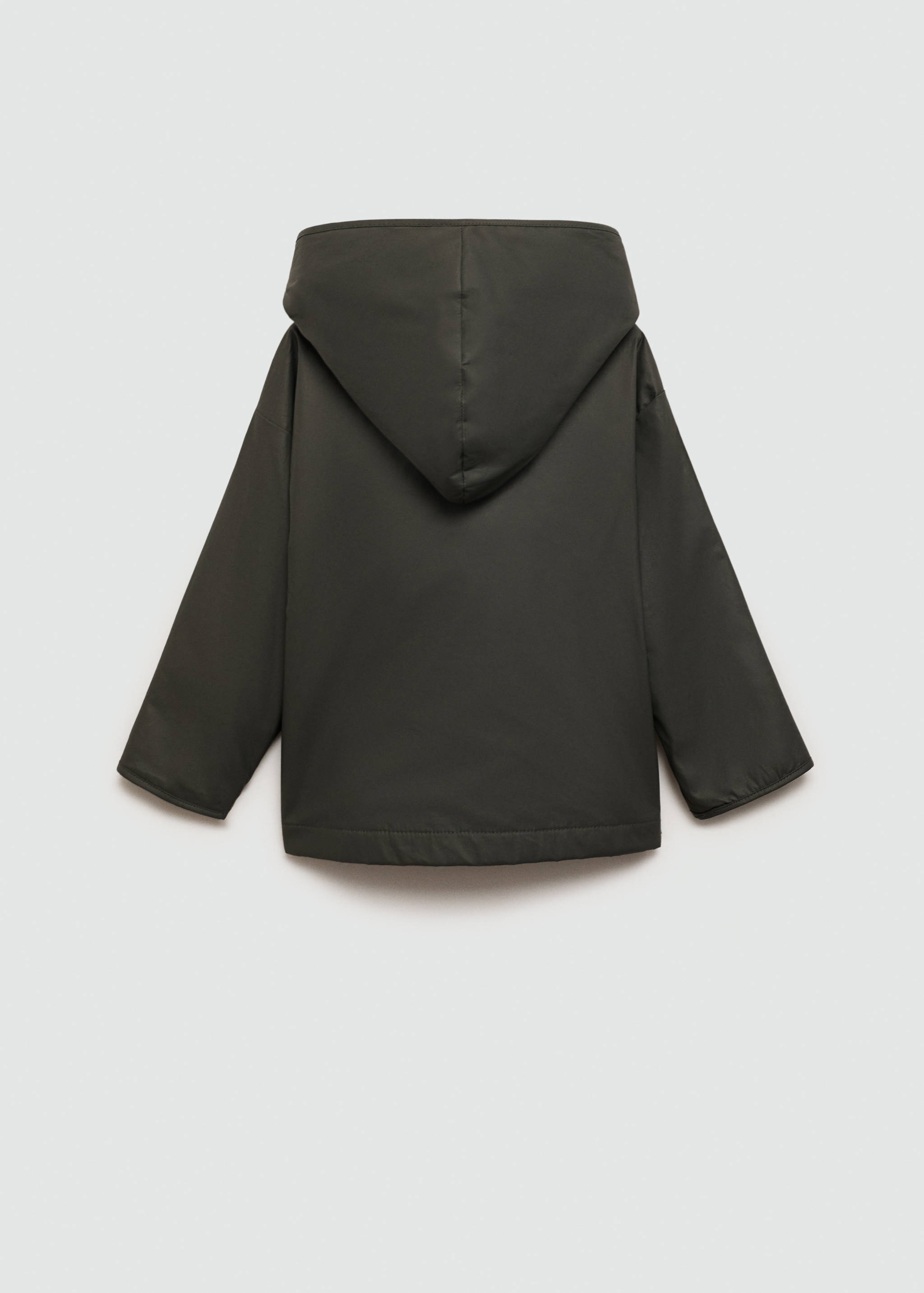 Inner jacket cotton-blend coat - Reverse of the article