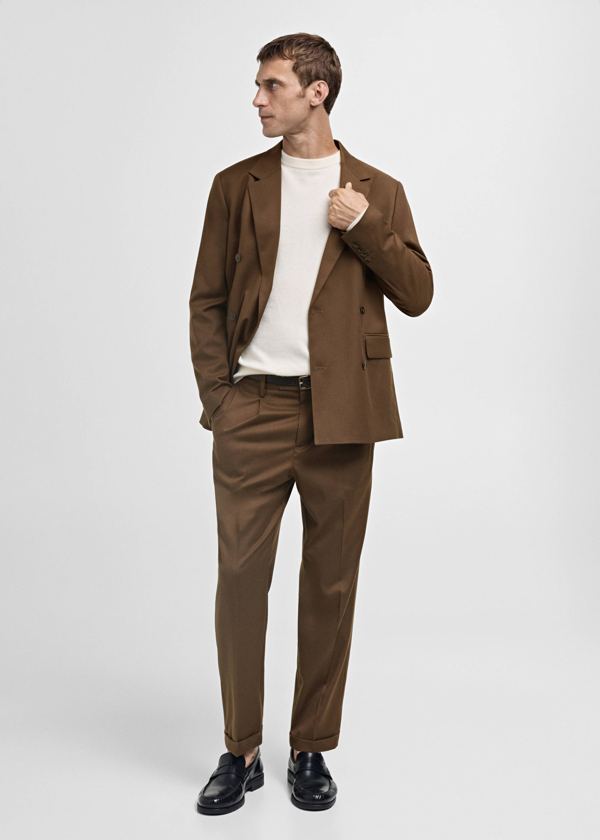 Slim-fit suit pants - General plane