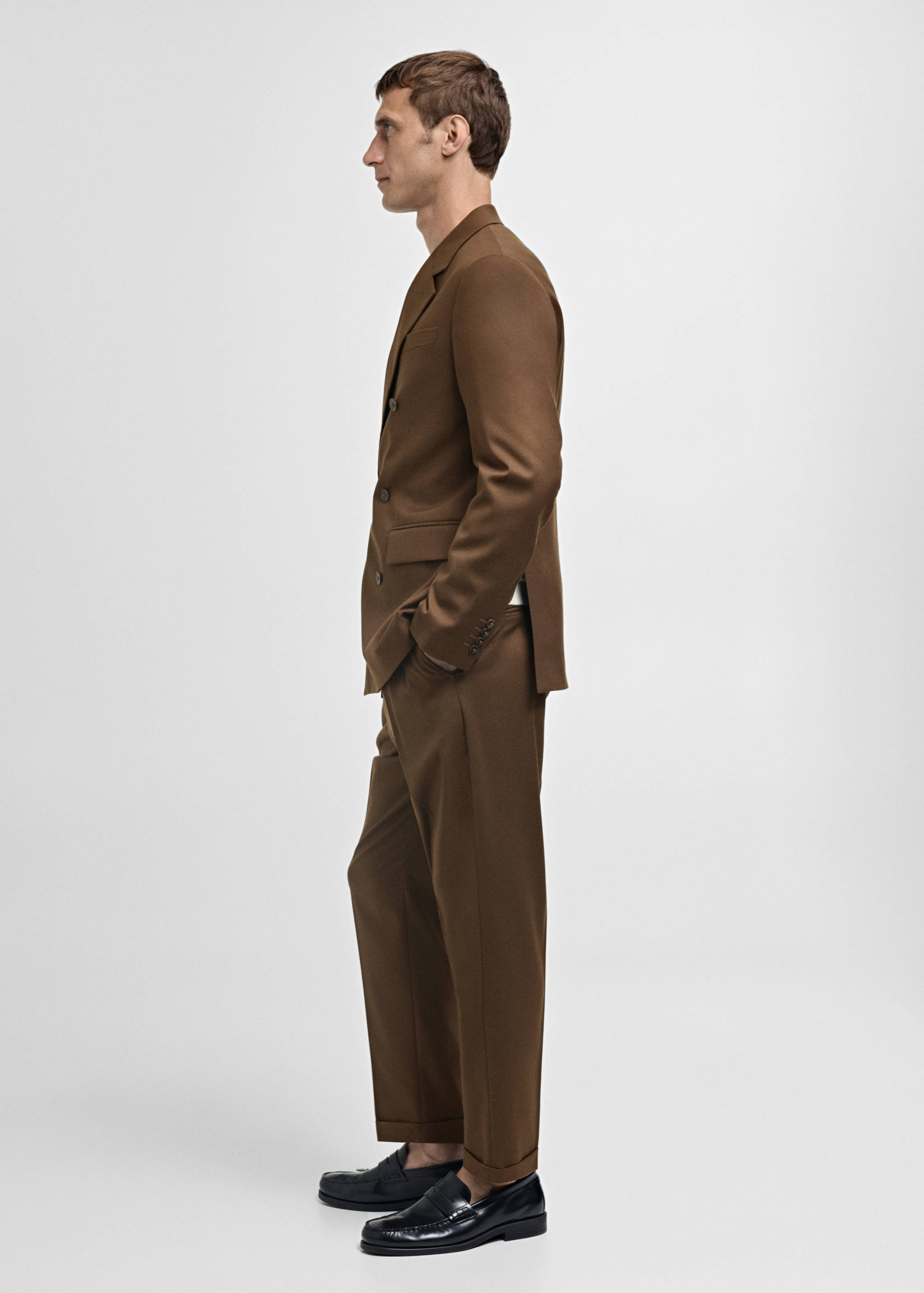 Slim-fit suit pants - Details of the article 2