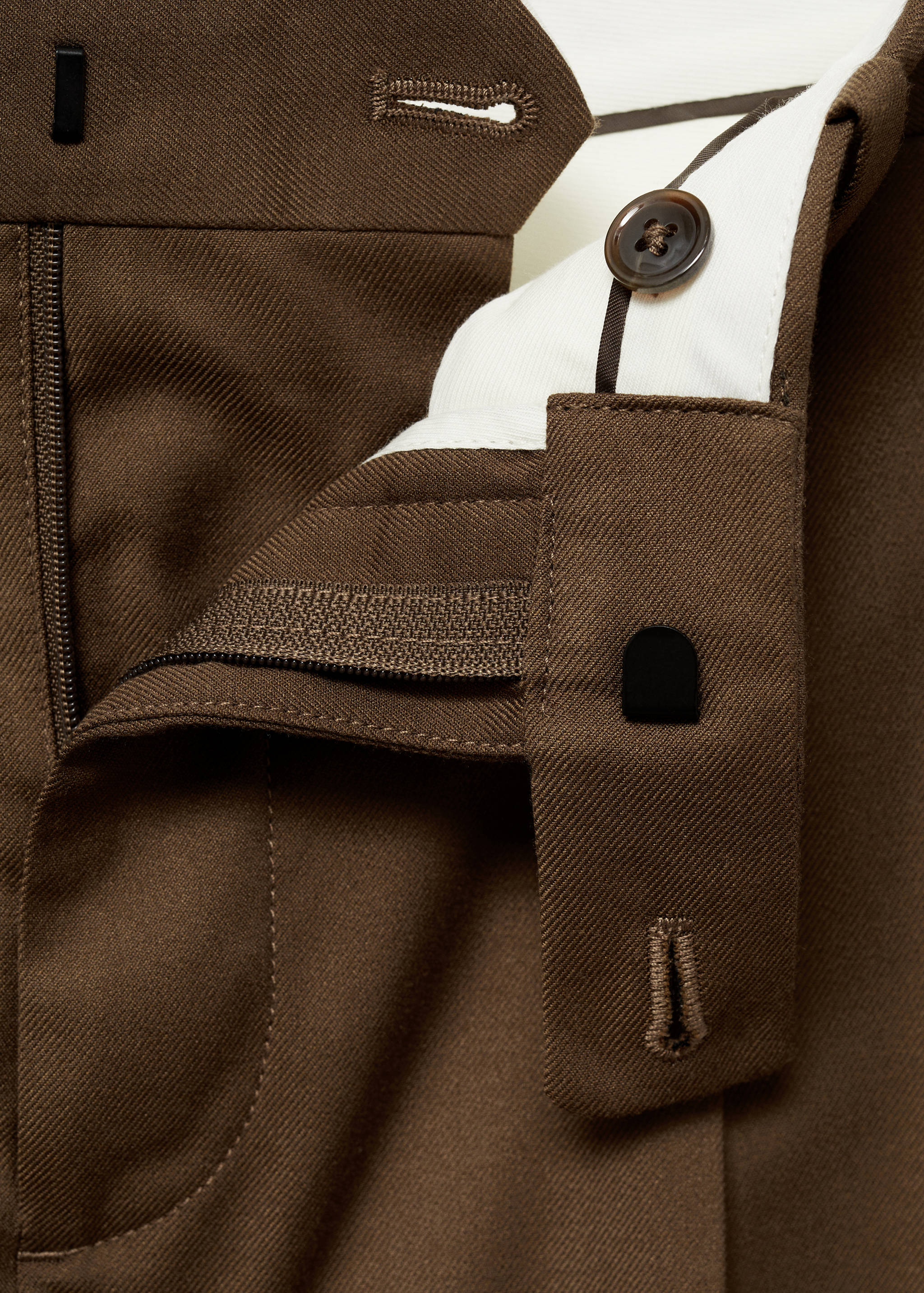 Slim-fit suit pants - Details of the article 0