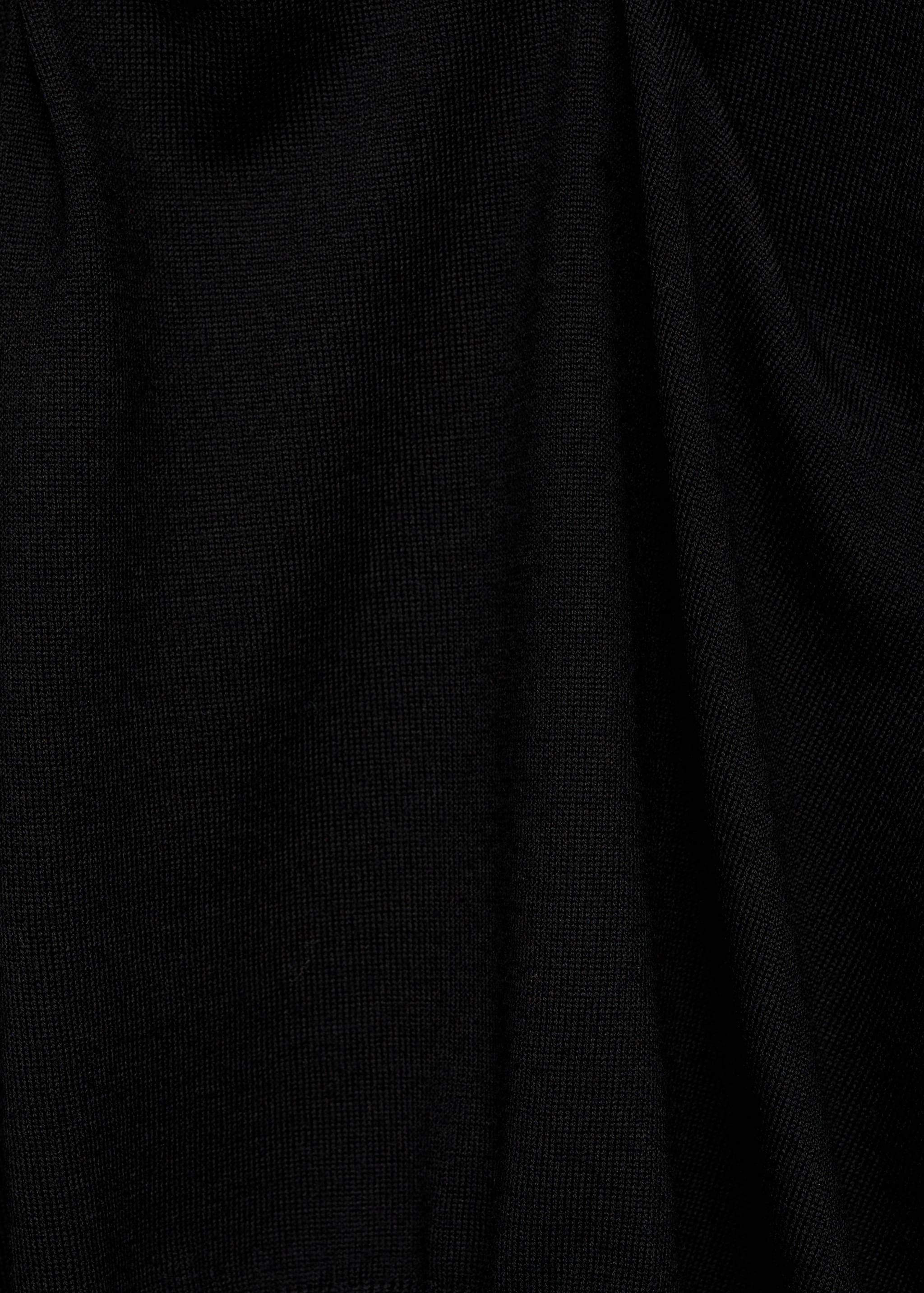 100% merino wool long-sleeved polo shirt - Details of the article 0