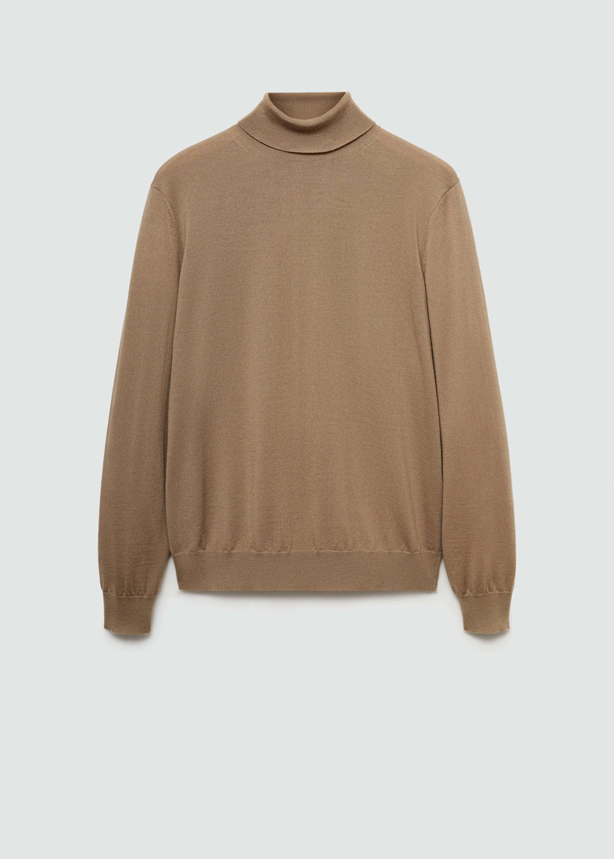 Jersey 100% lana merino cuello alto - Artículo sin modelo
