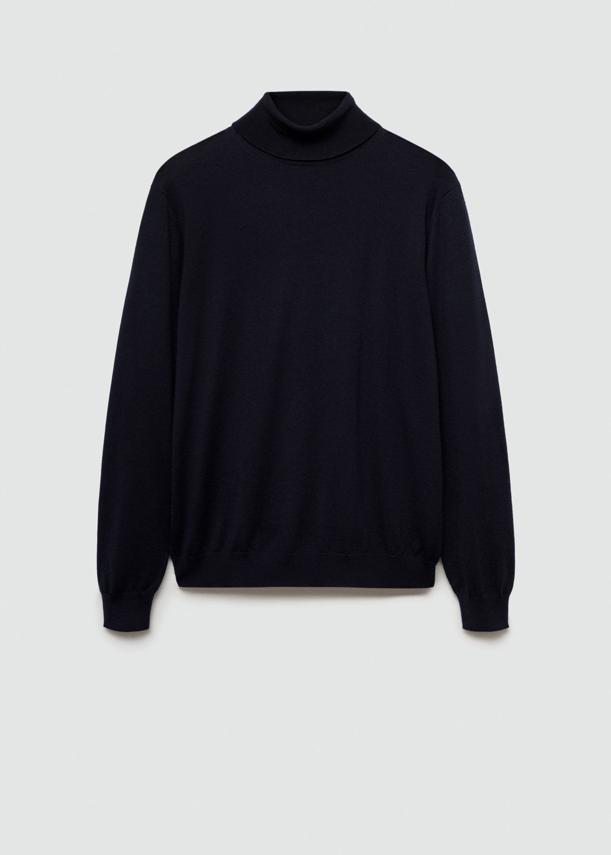 Jersey 100% lana merino cuello alto - Artículo sin modelo