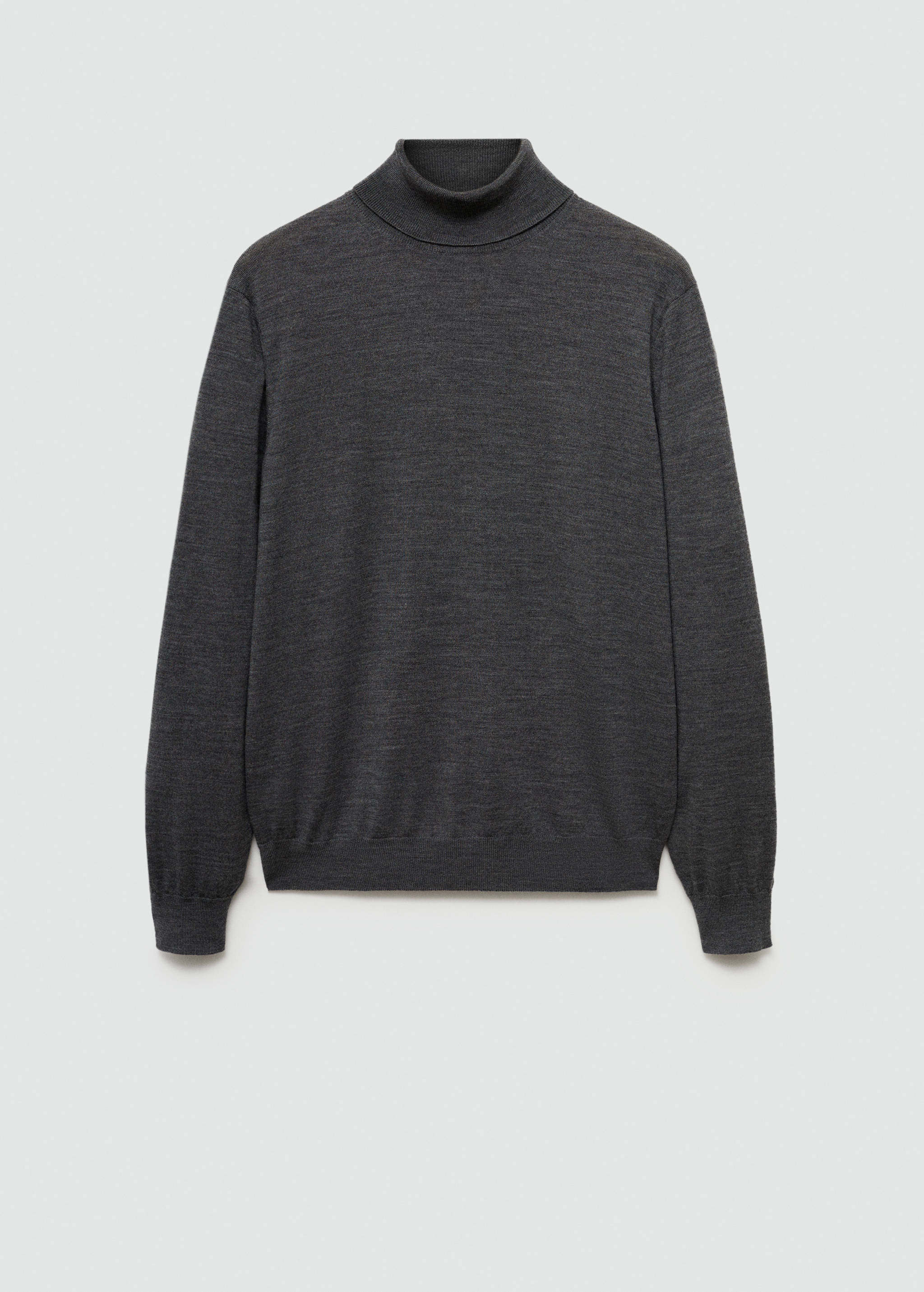 Jersey 100% lana merino cuello alto - Artículo sin modelo