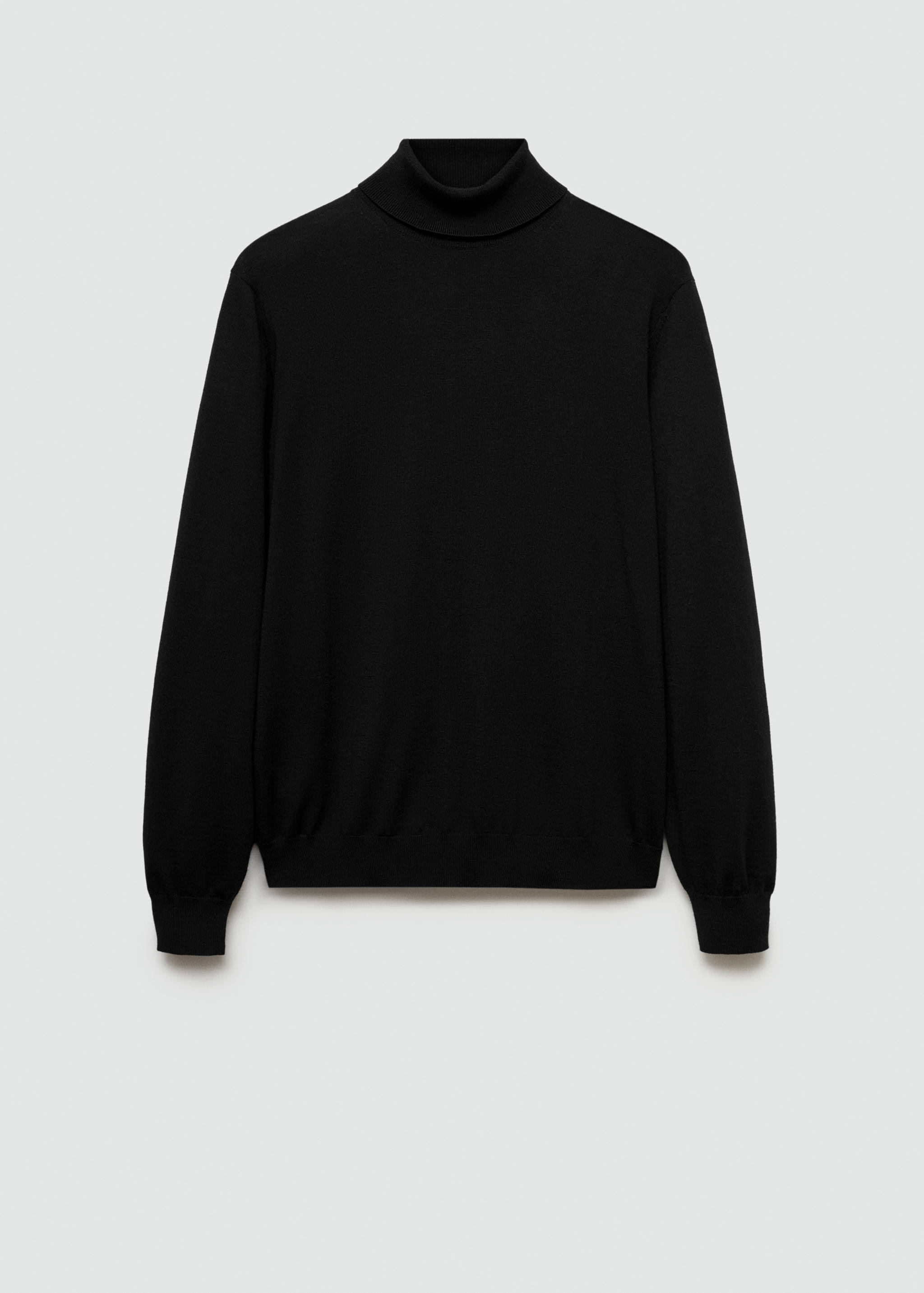 Jersey 100% lana merino cuello alto - Artículo sin modelo