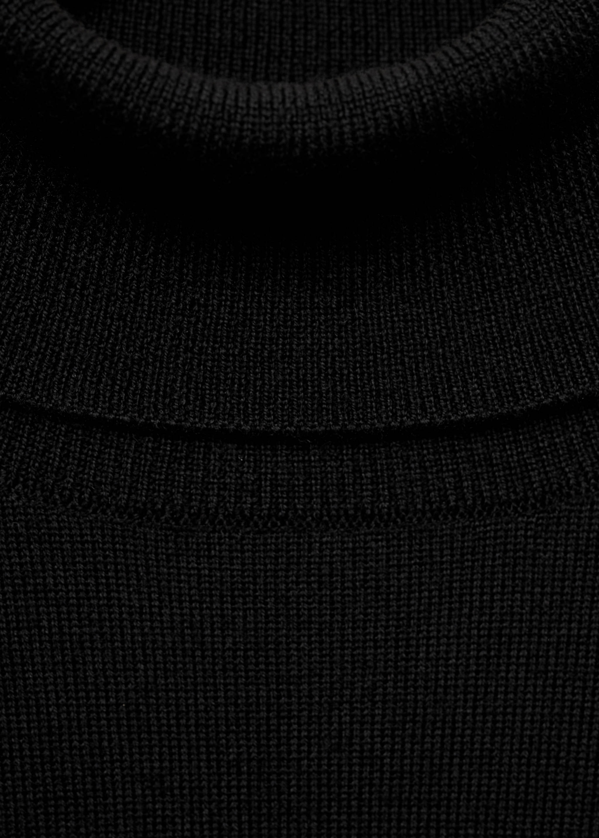 Jersey 100% lana merino cuello alto - Detalle del artículo 0