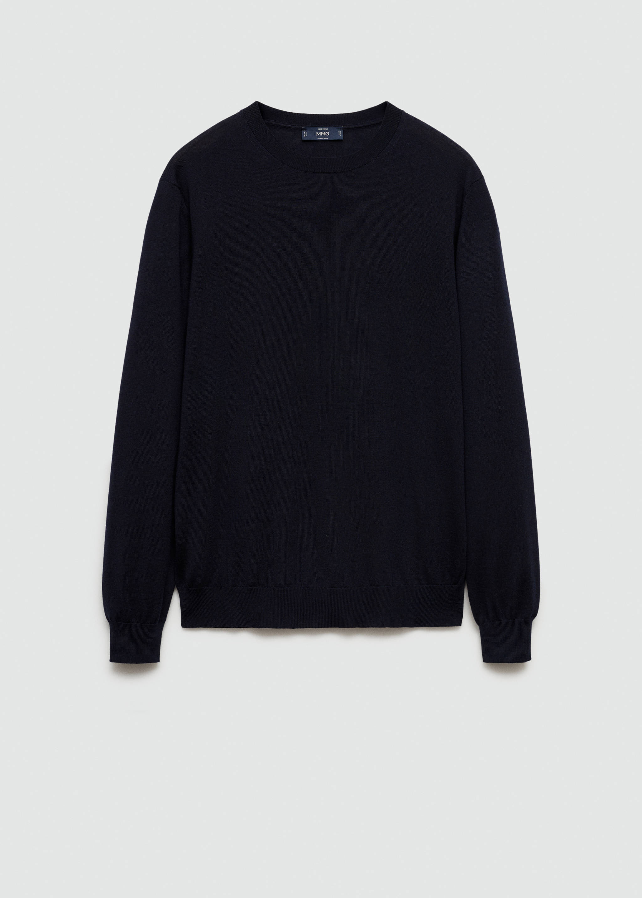 100% wool medium-knit sweater - Article without model