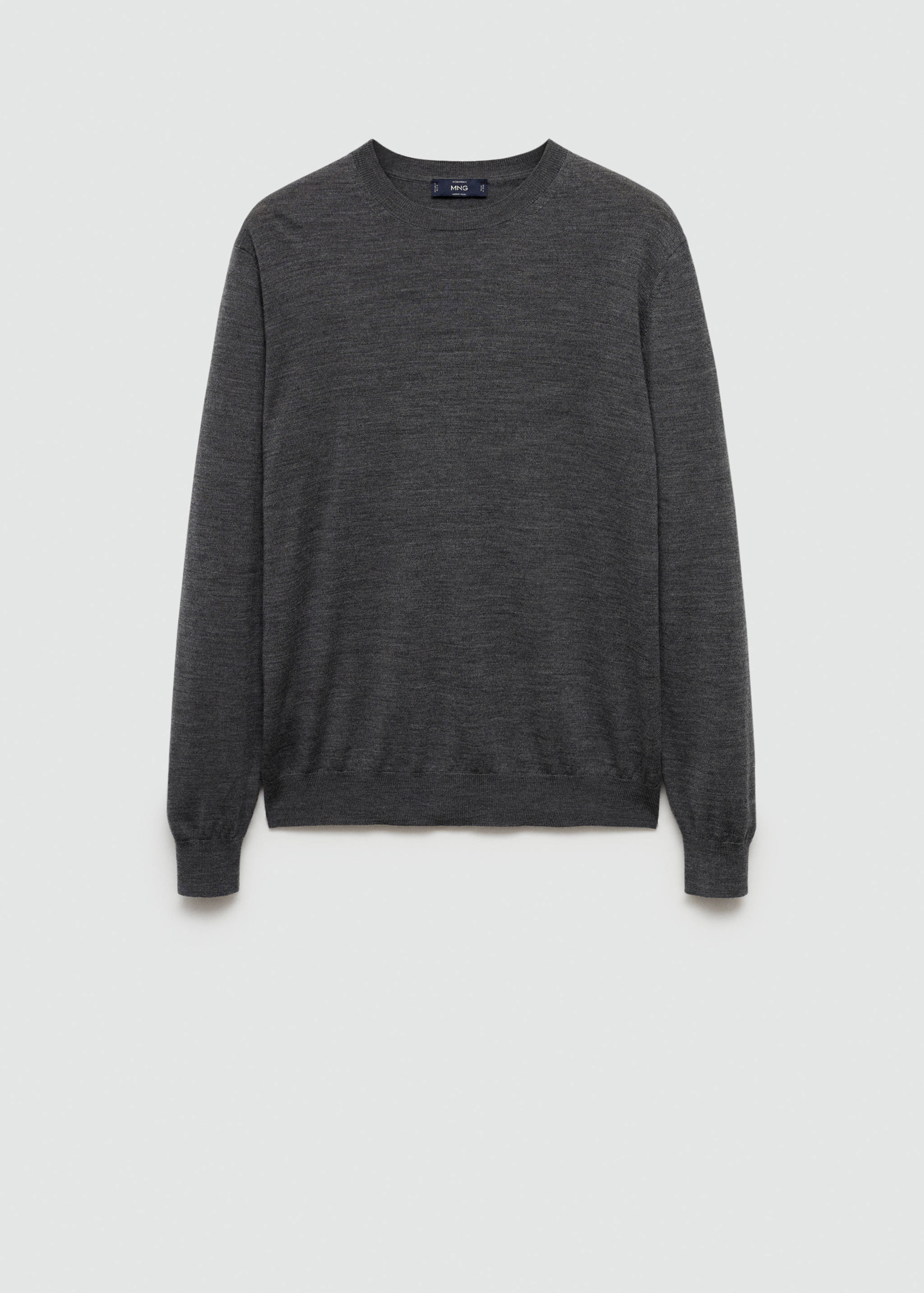 100% wool medium-knit sweater - Article without model