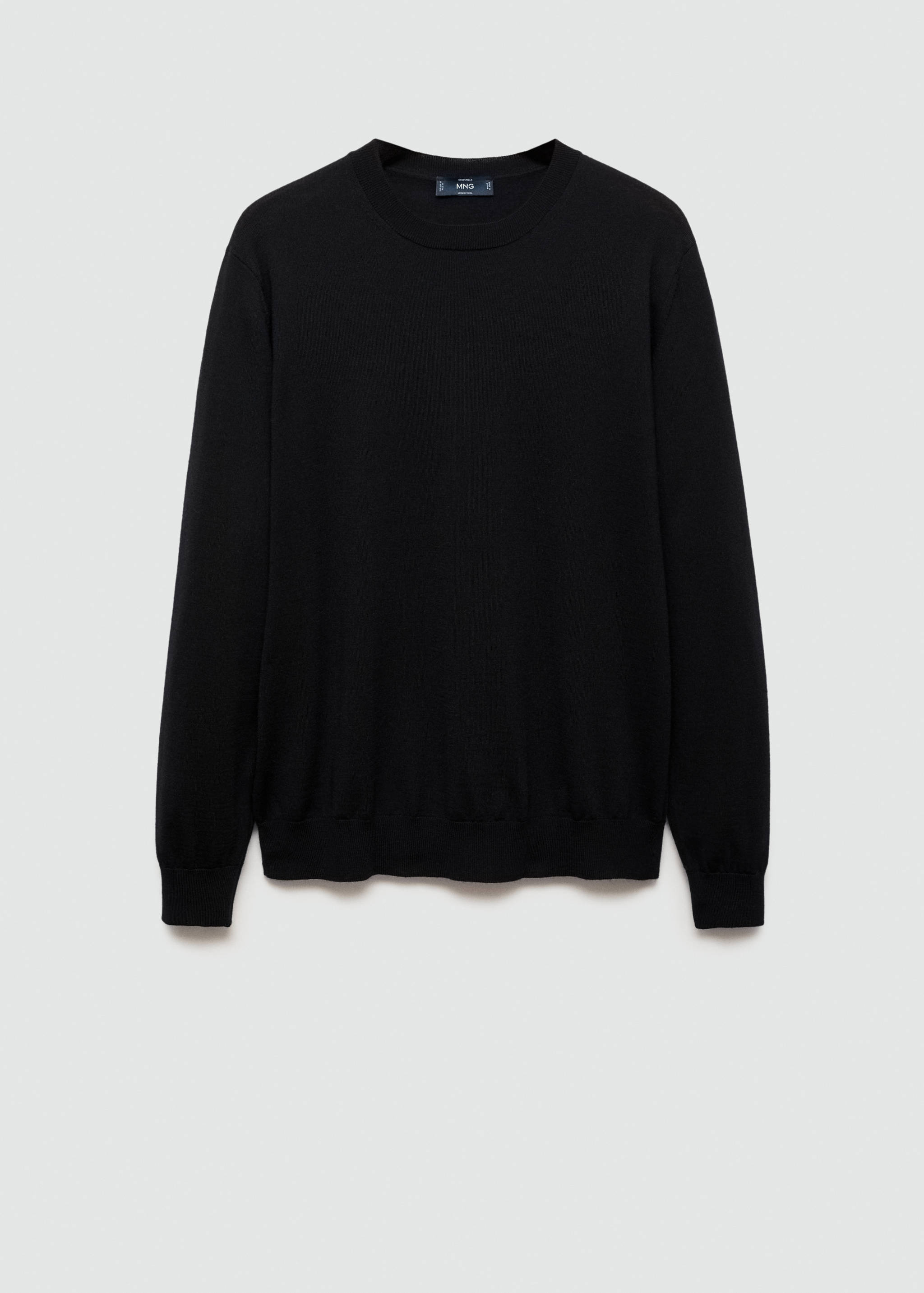 100% wool medium-knit sweater - Article without model