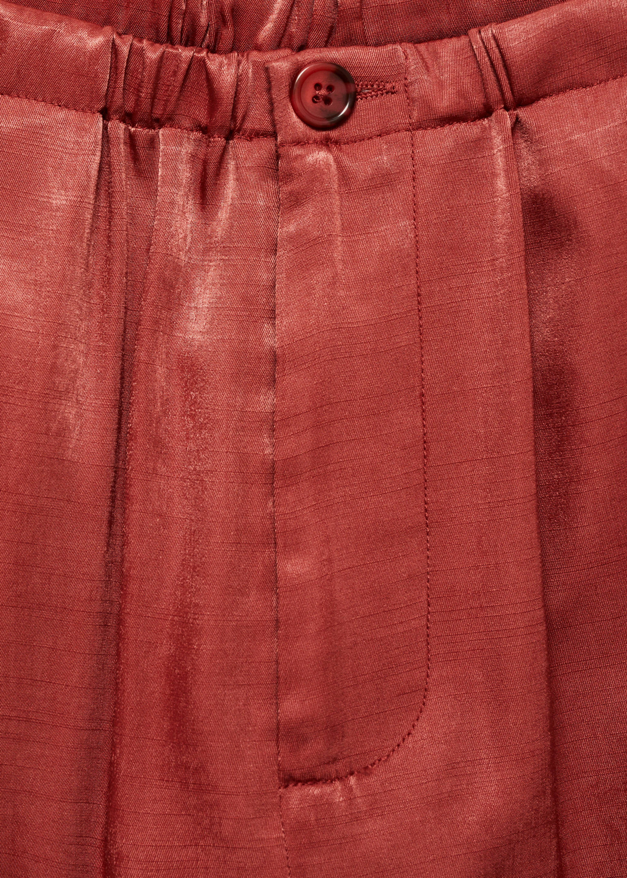Satin crop trousers - Details of the article 8