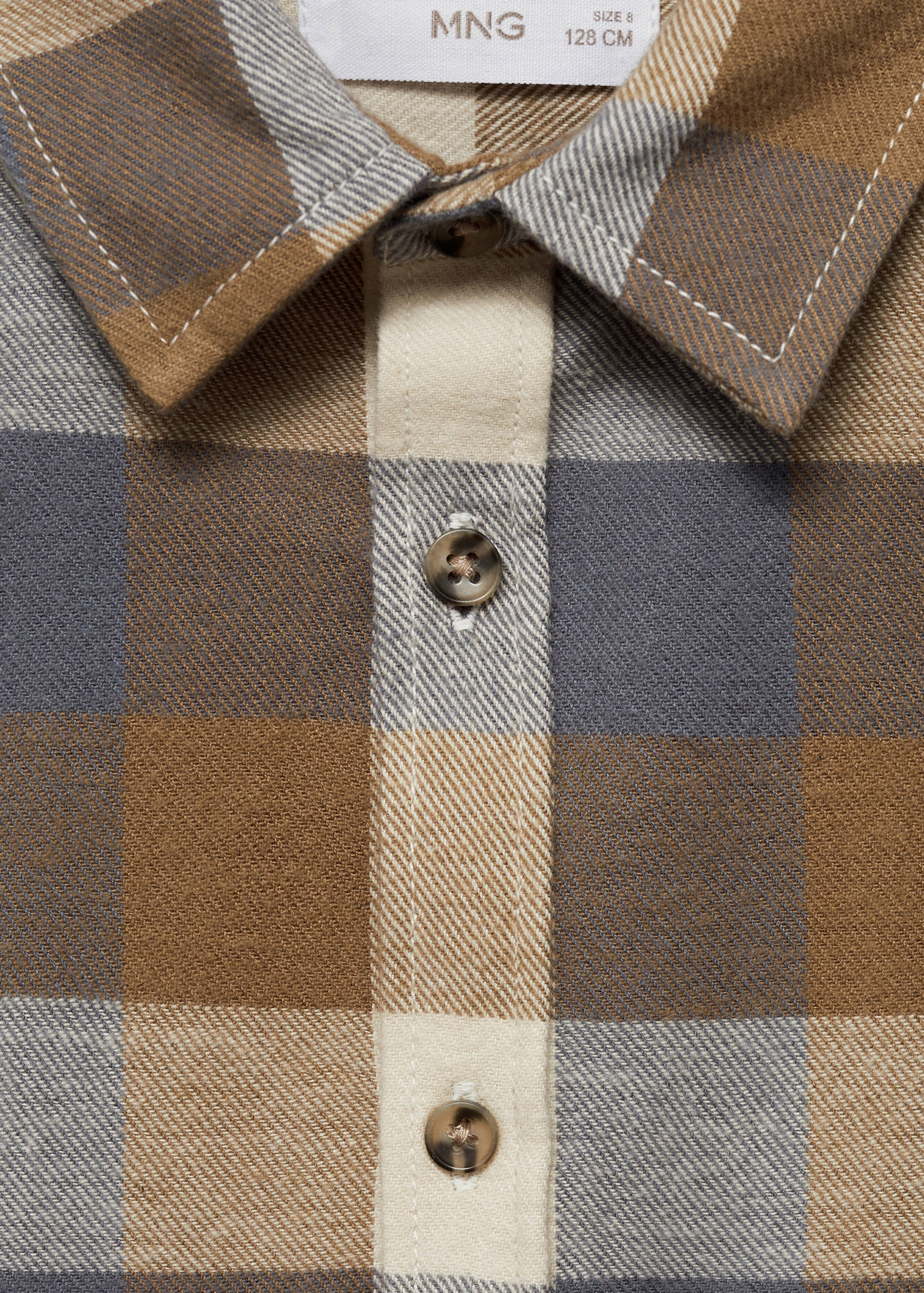 Chemise à carreaux en coton - Détail de l'article 8