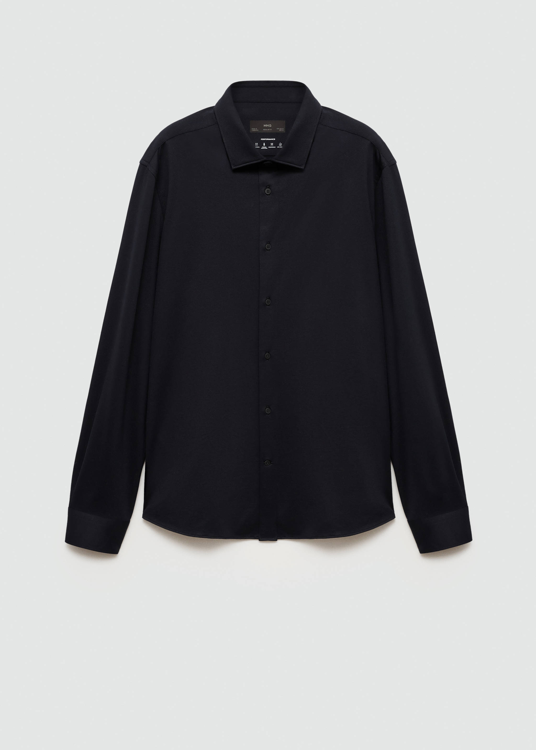 Немнущаяся рубашка regular fit - Изделие без модели