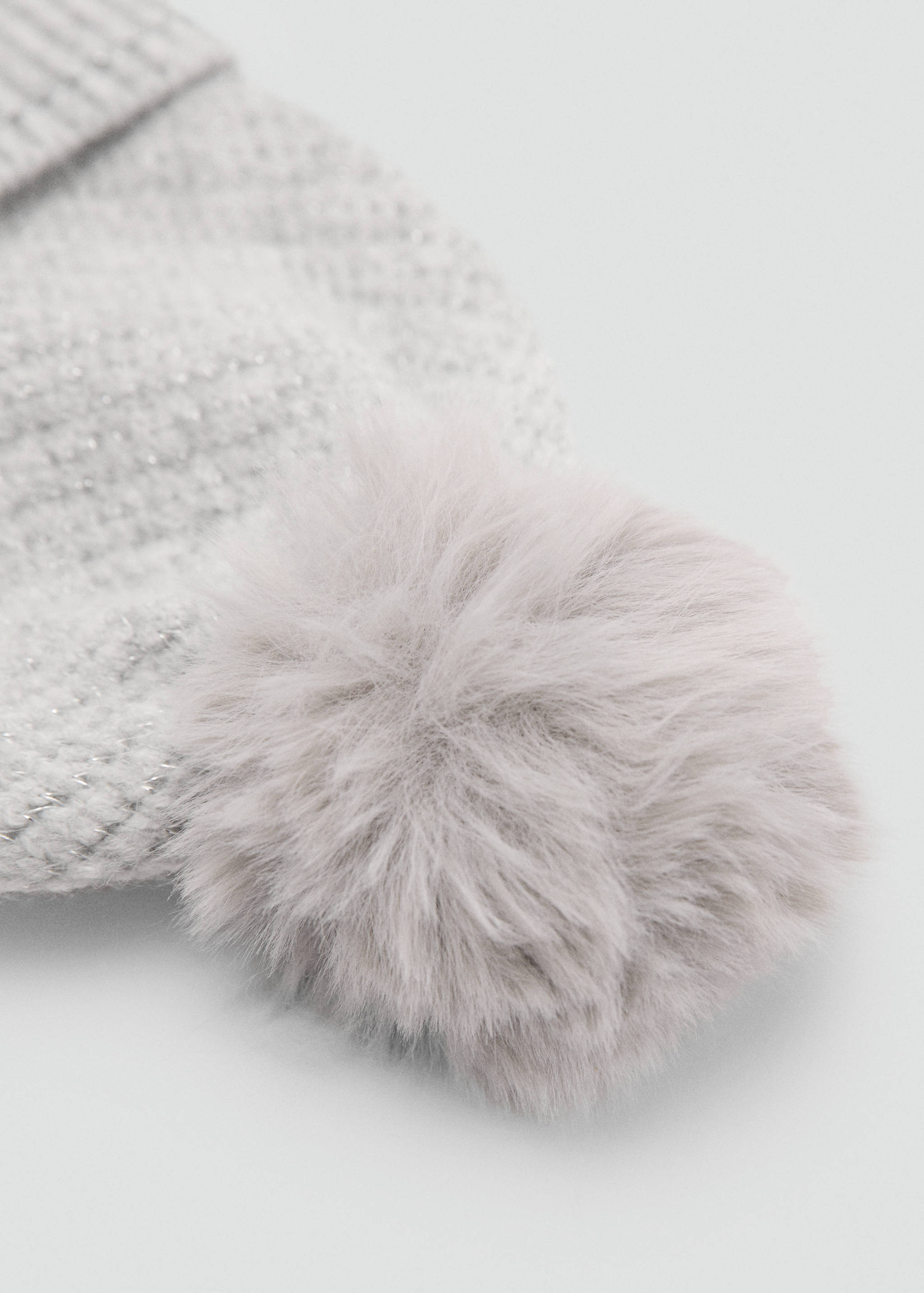 金银线针织帽 - null