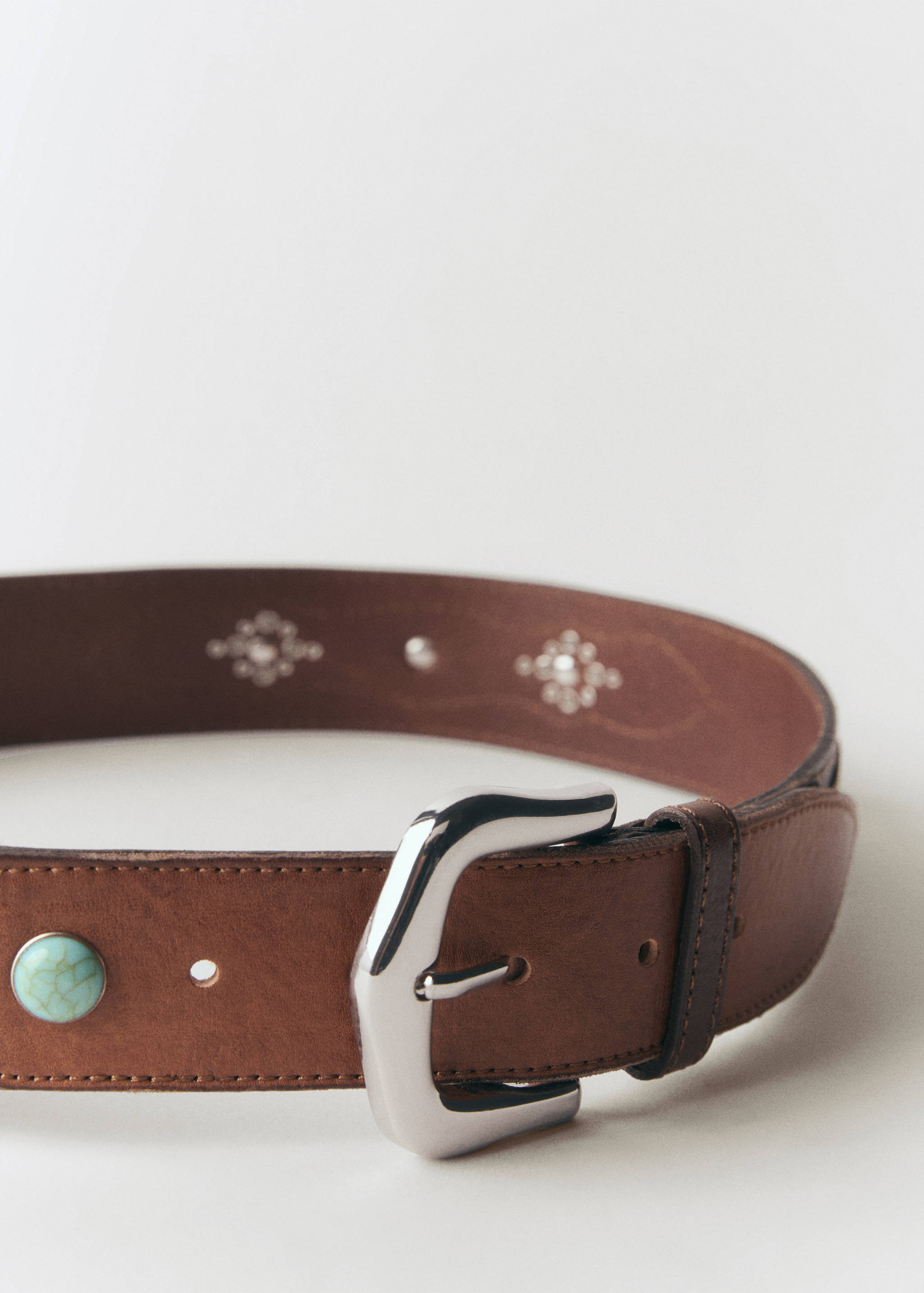 Leather belt - Medium plane