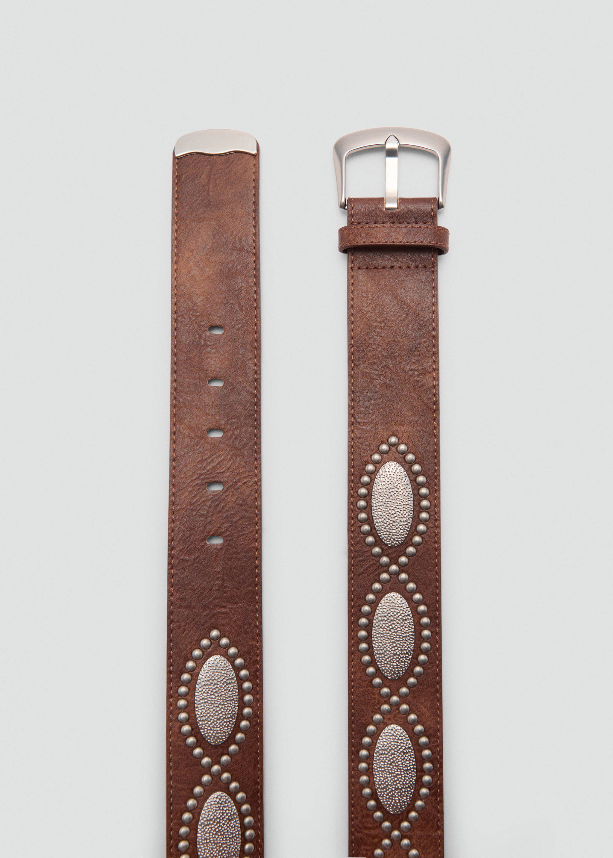 Metal appliqué belt - Details of the article 1