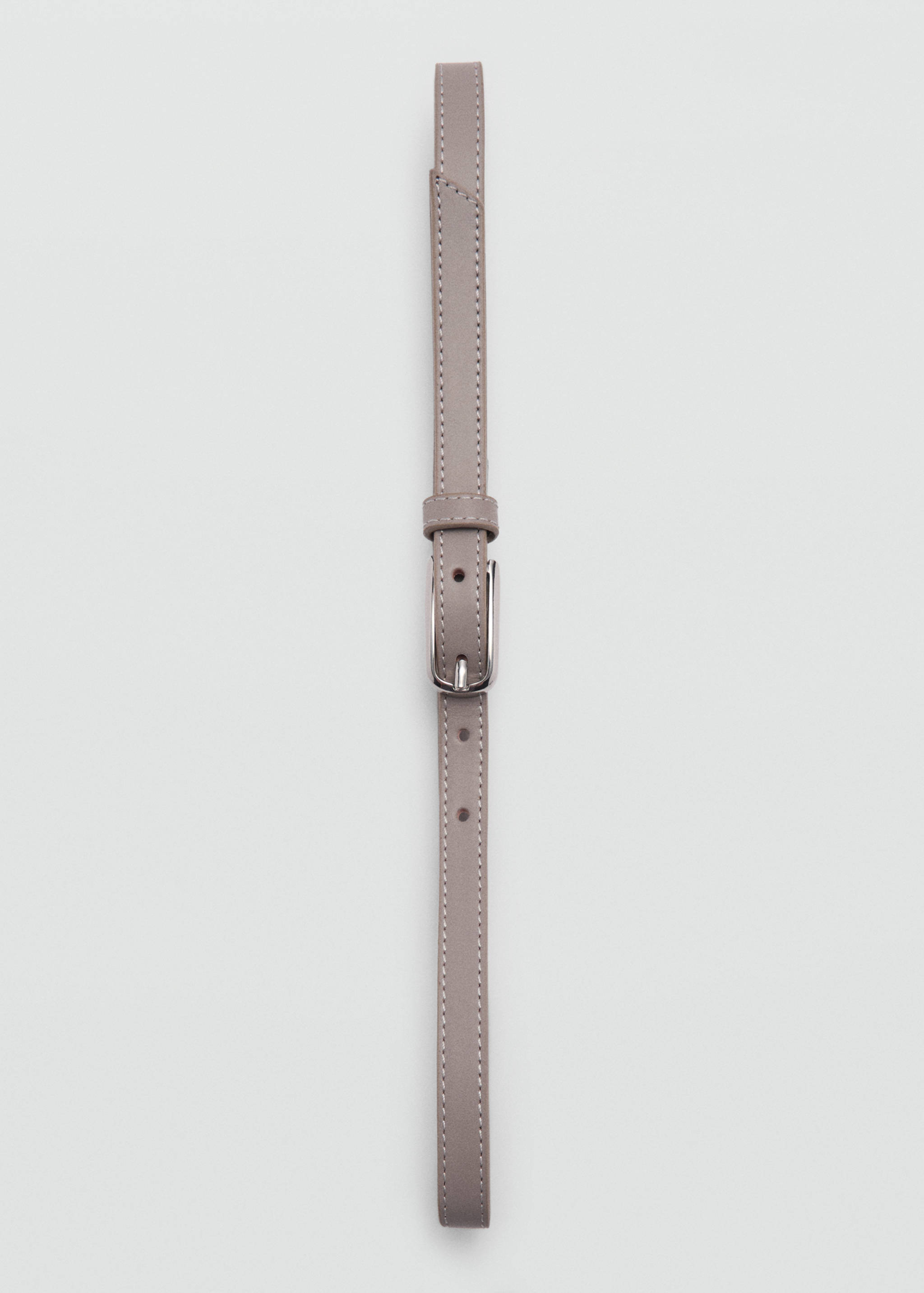 Leather skinny belt - Details of the article 2