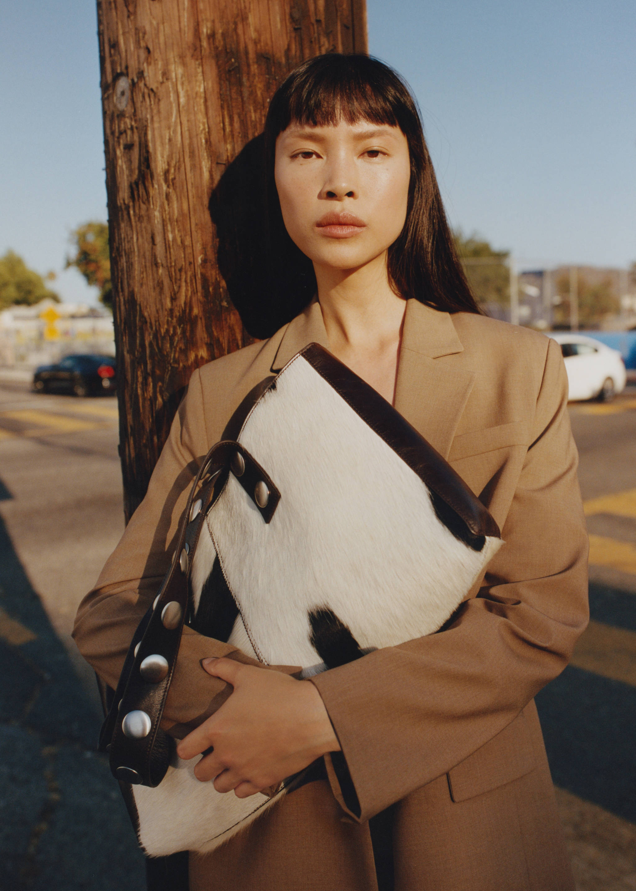 Suede bag with studs - Details of the article 9