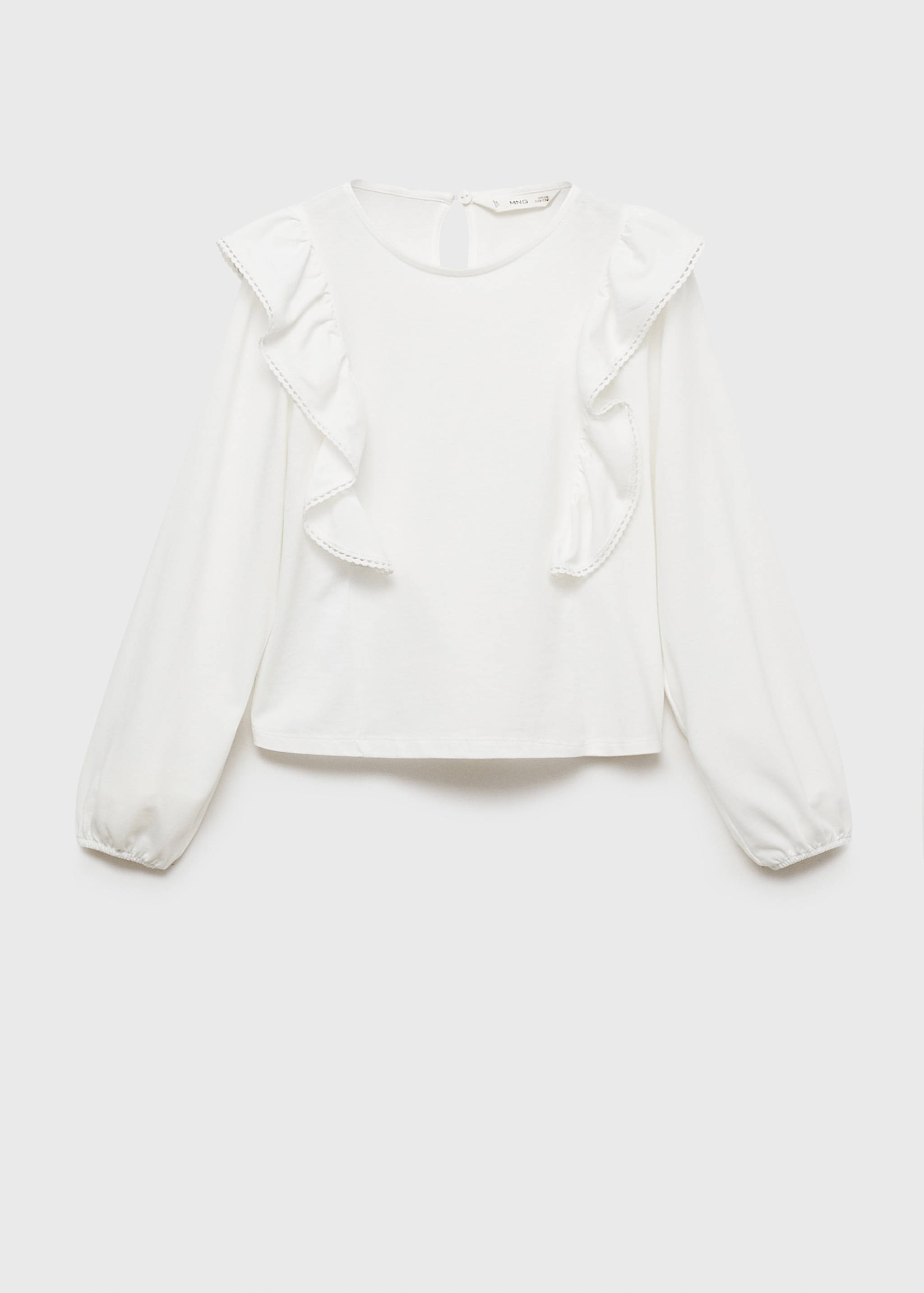 Blouse with pleat detail - Article without model