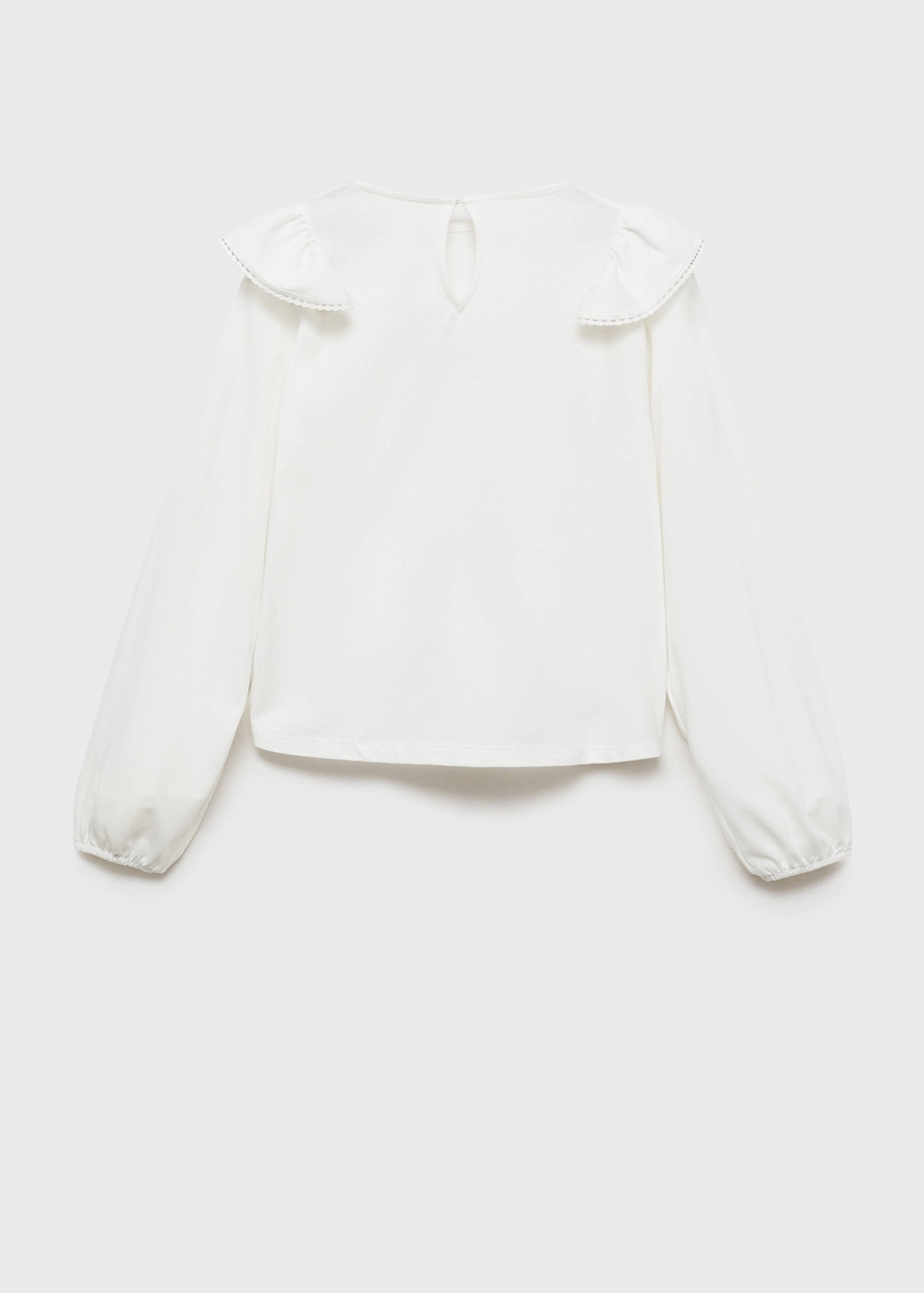 Blouse with pleat detail - Reverse of the article