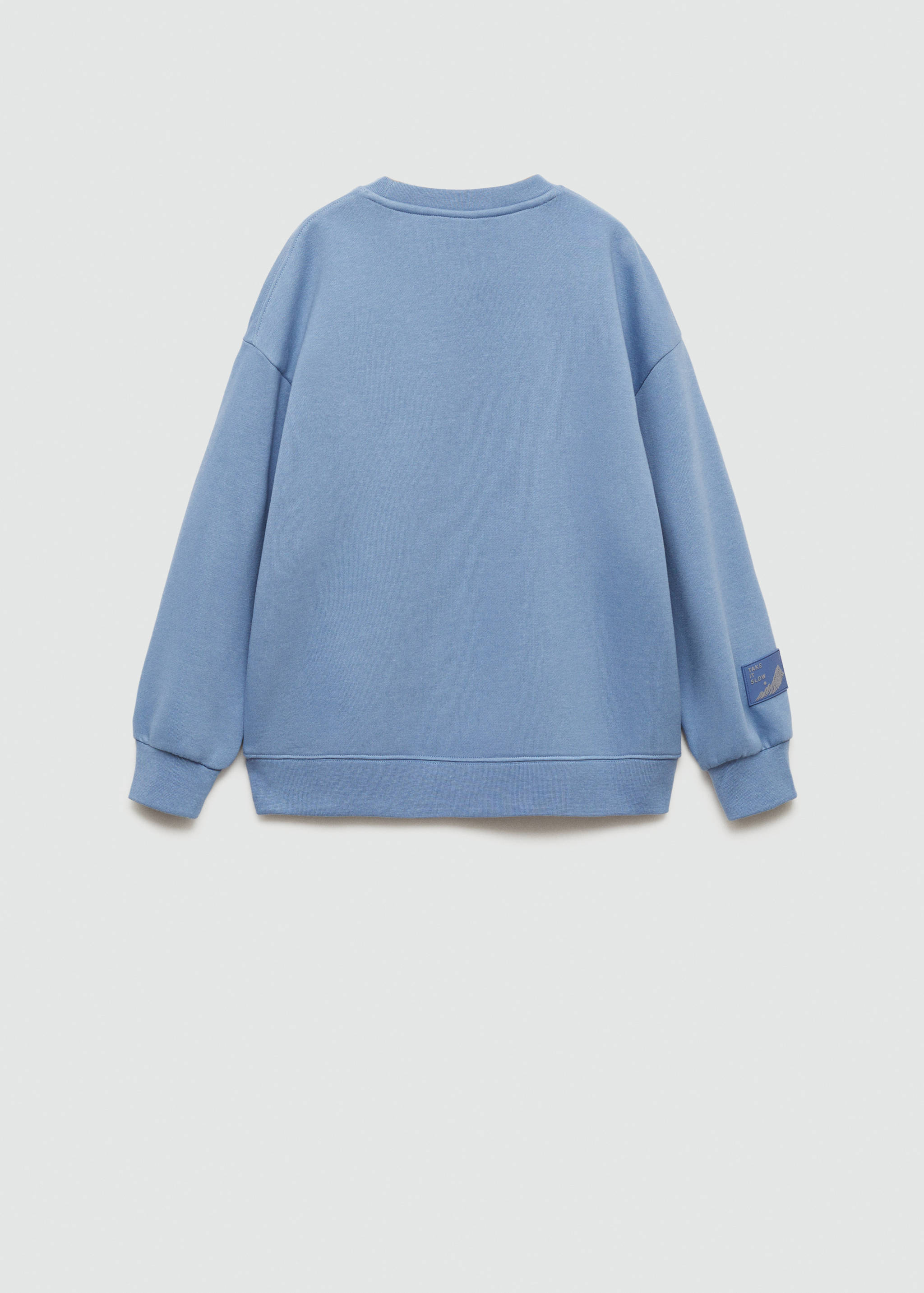 Printed cotton sweatshirt - Reverse of the article