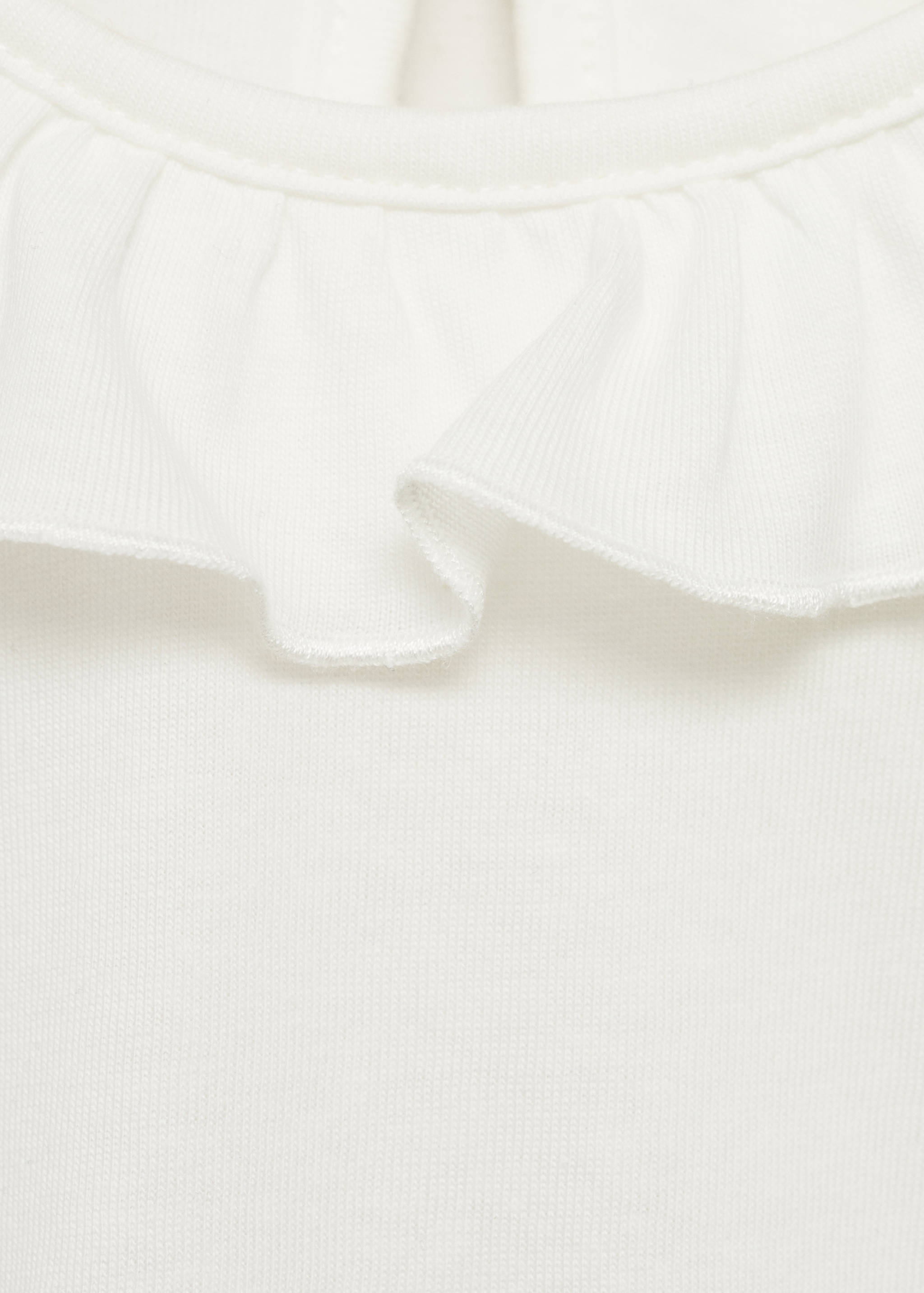 Ruffled collar t-shirt - Details of the article 8