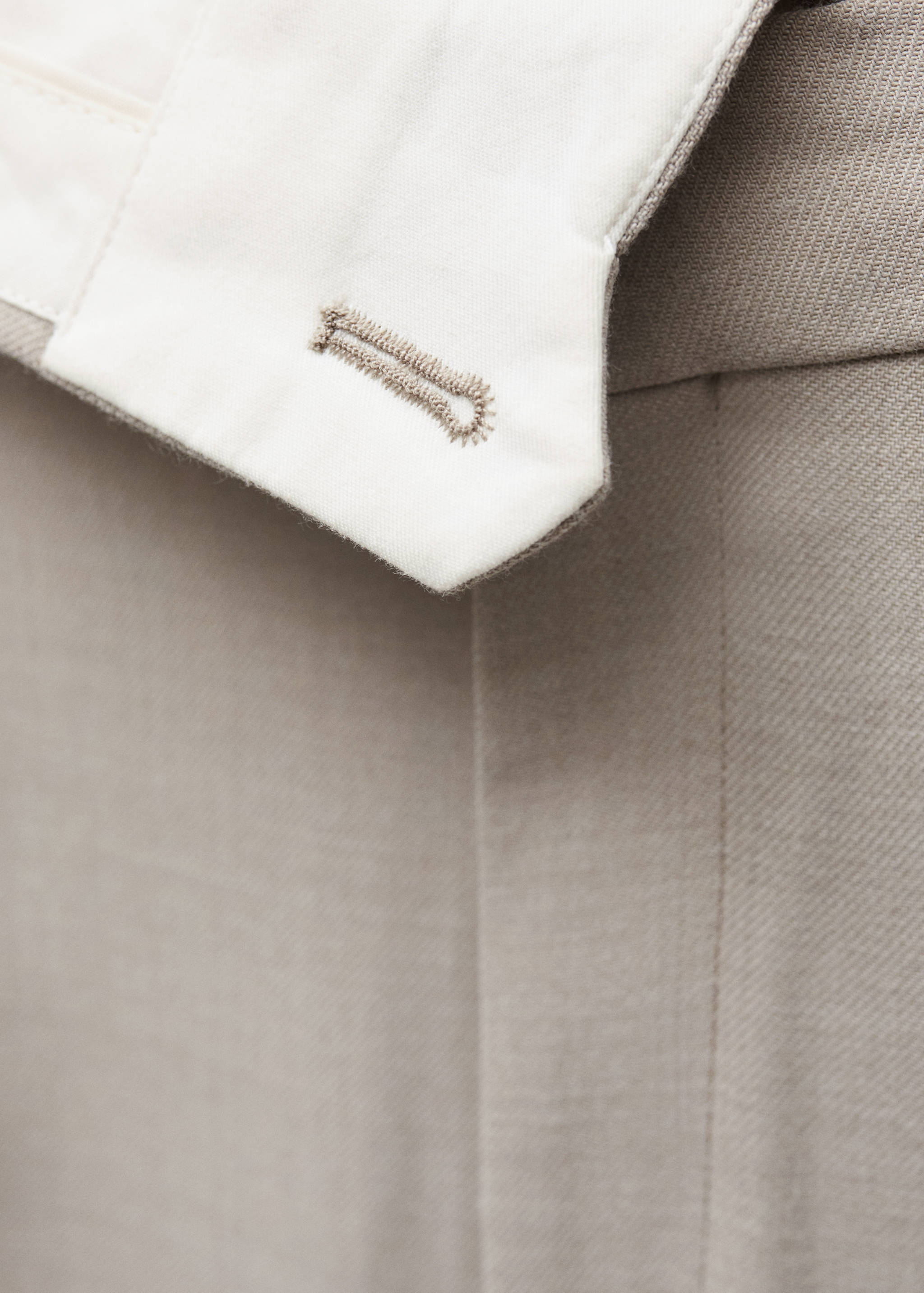 Straight-fit suit trousers - Details of the article 8