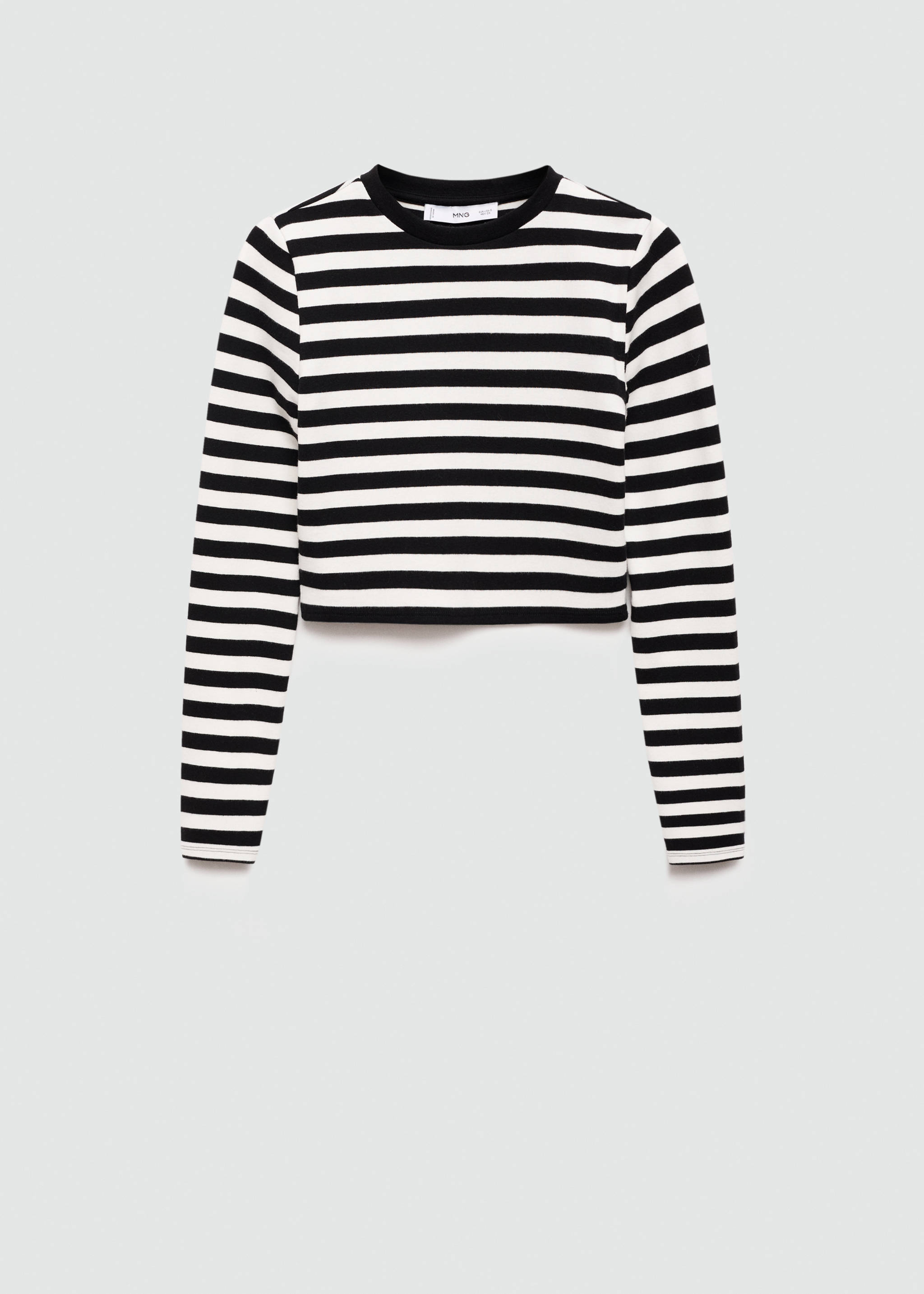 T-shirt modal rayé - Article sans modèle