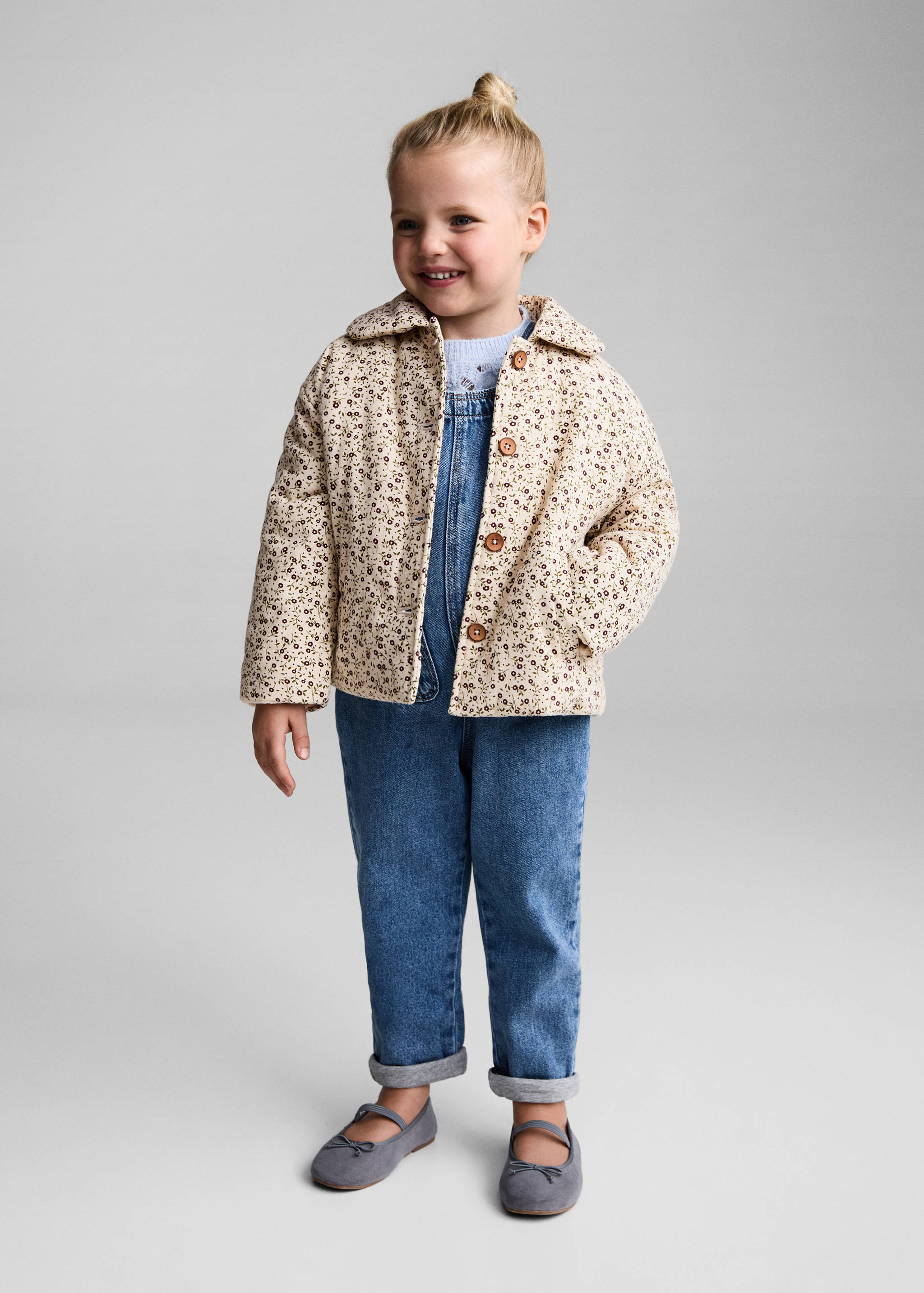 Manteau imprimé coton - Plan général