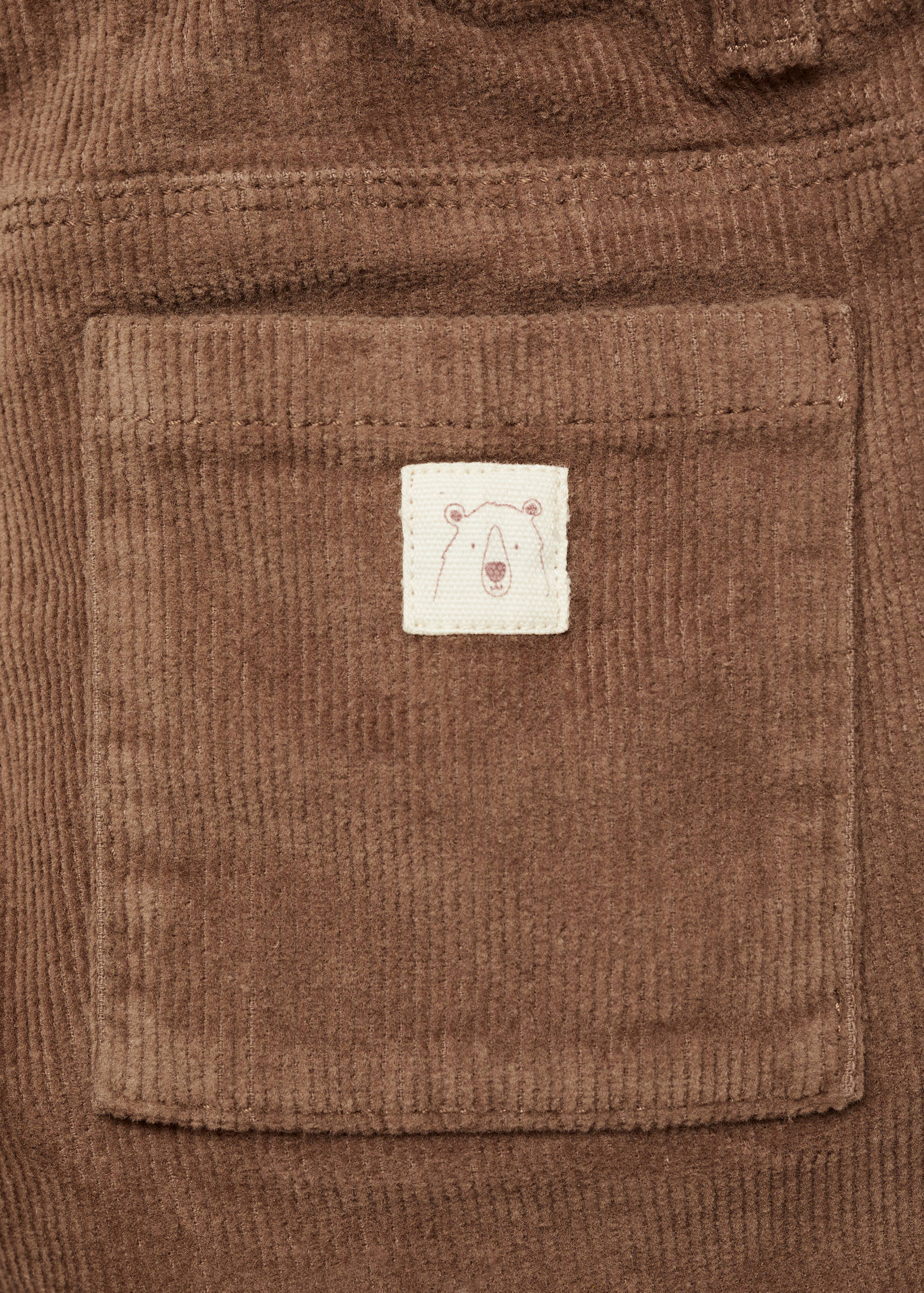 Cotton corduroy trousers - Details of the article 0
