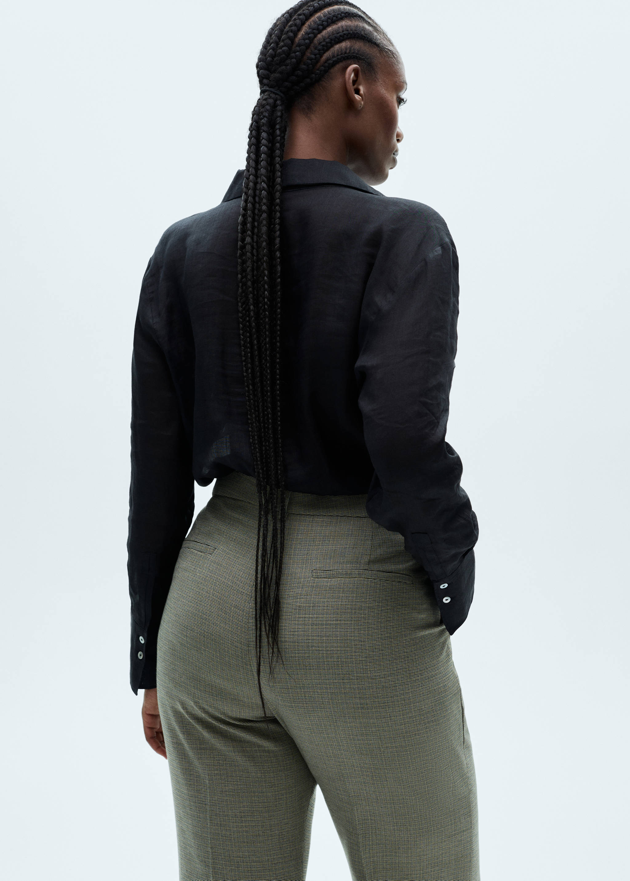 Flared suit trousers - Details of the article 4