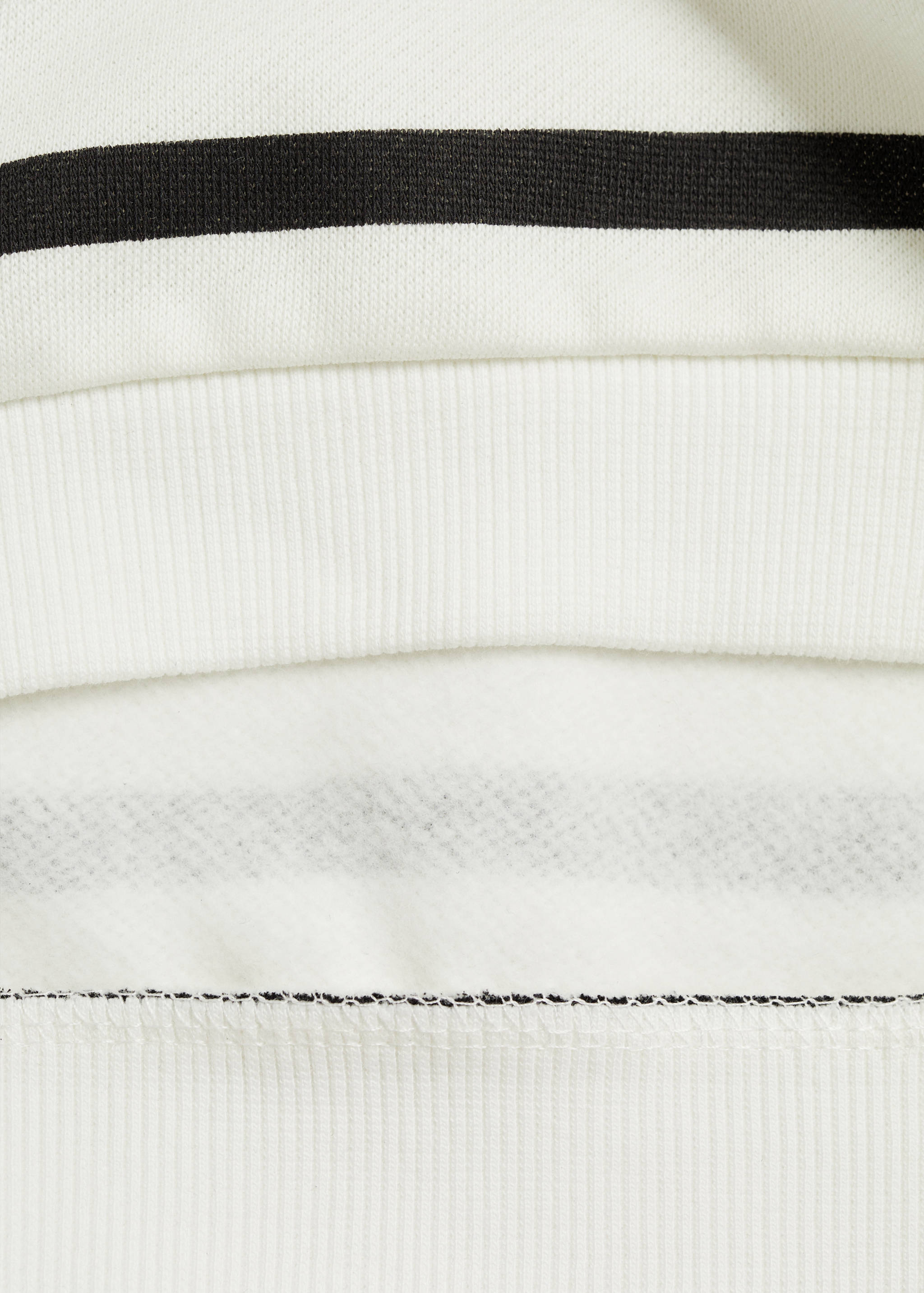 Striped print sweatshirt - Details of the article 0