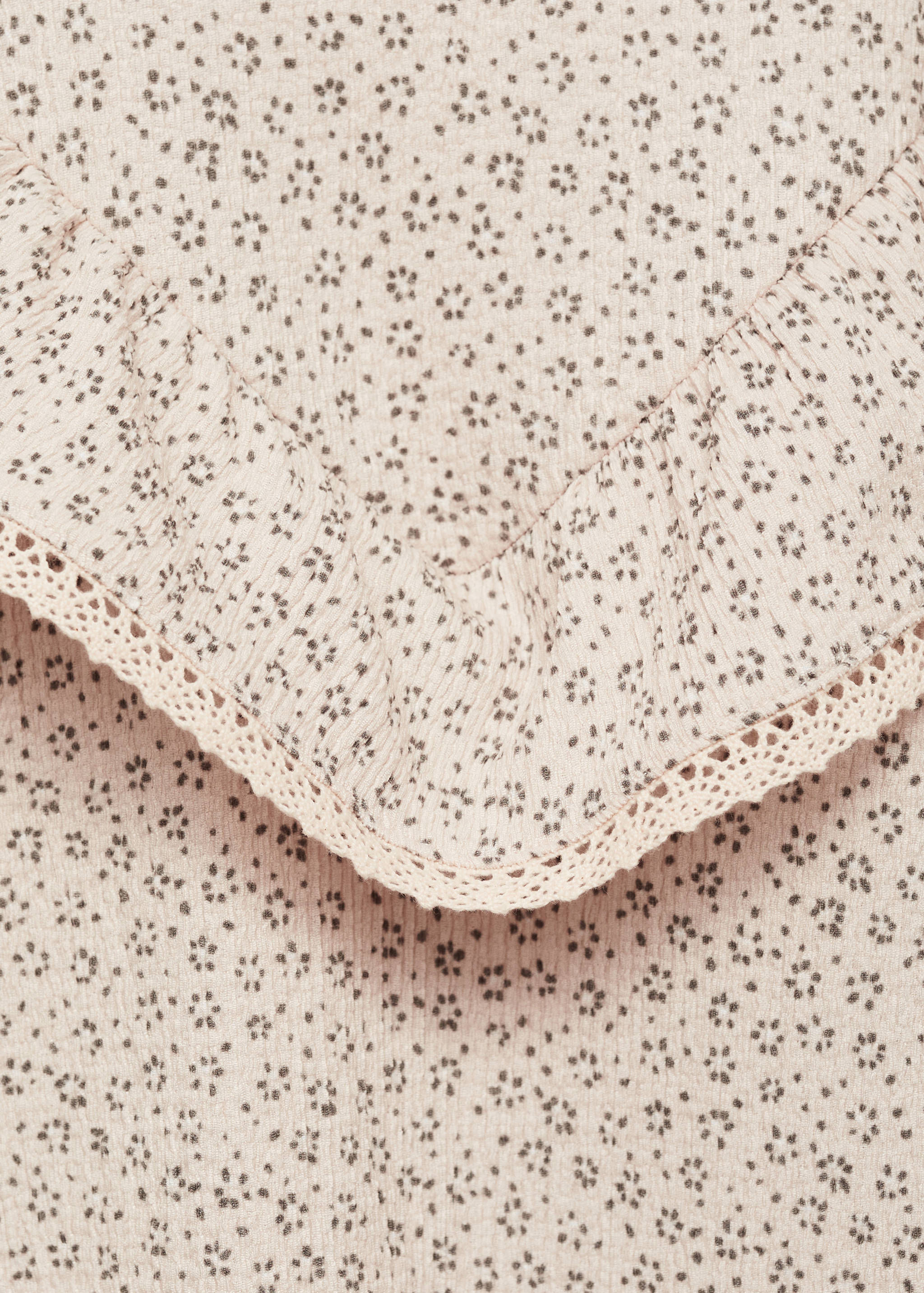 Blouse à fleurs volantée - Détail de l'article 8