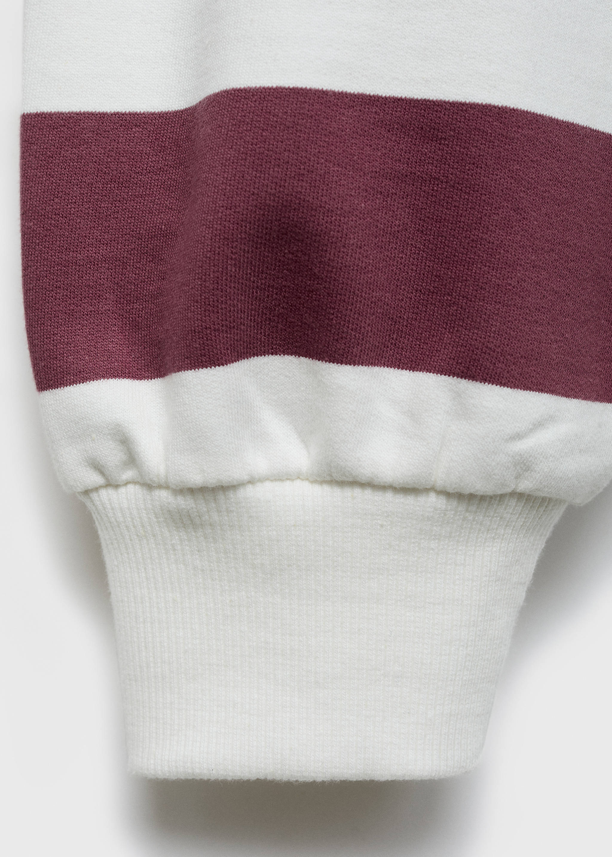 Striped cotton-blend sweatshirt - Details of the article 0