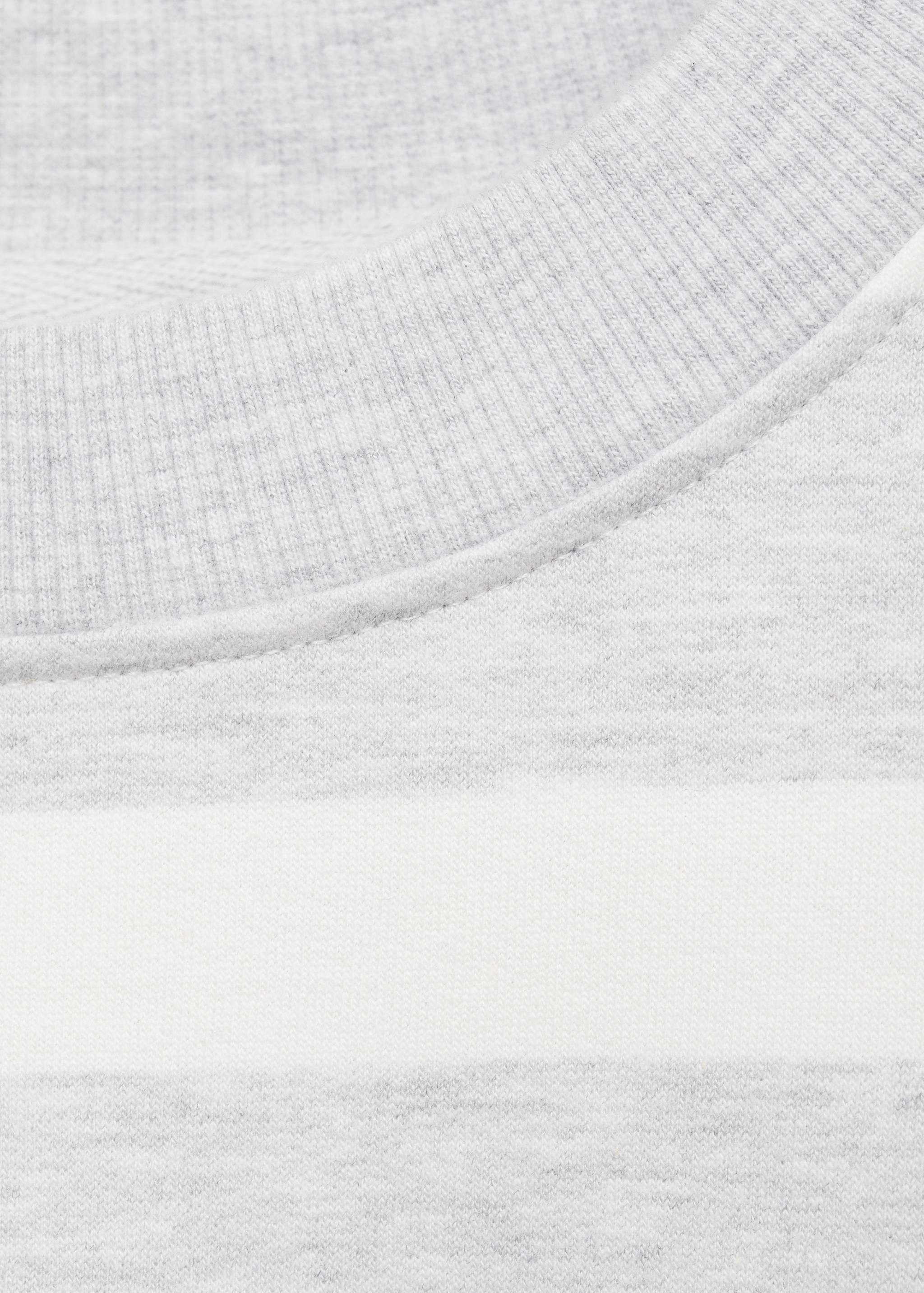 Striped cotton-blend sweatshirt - Details of the article 8