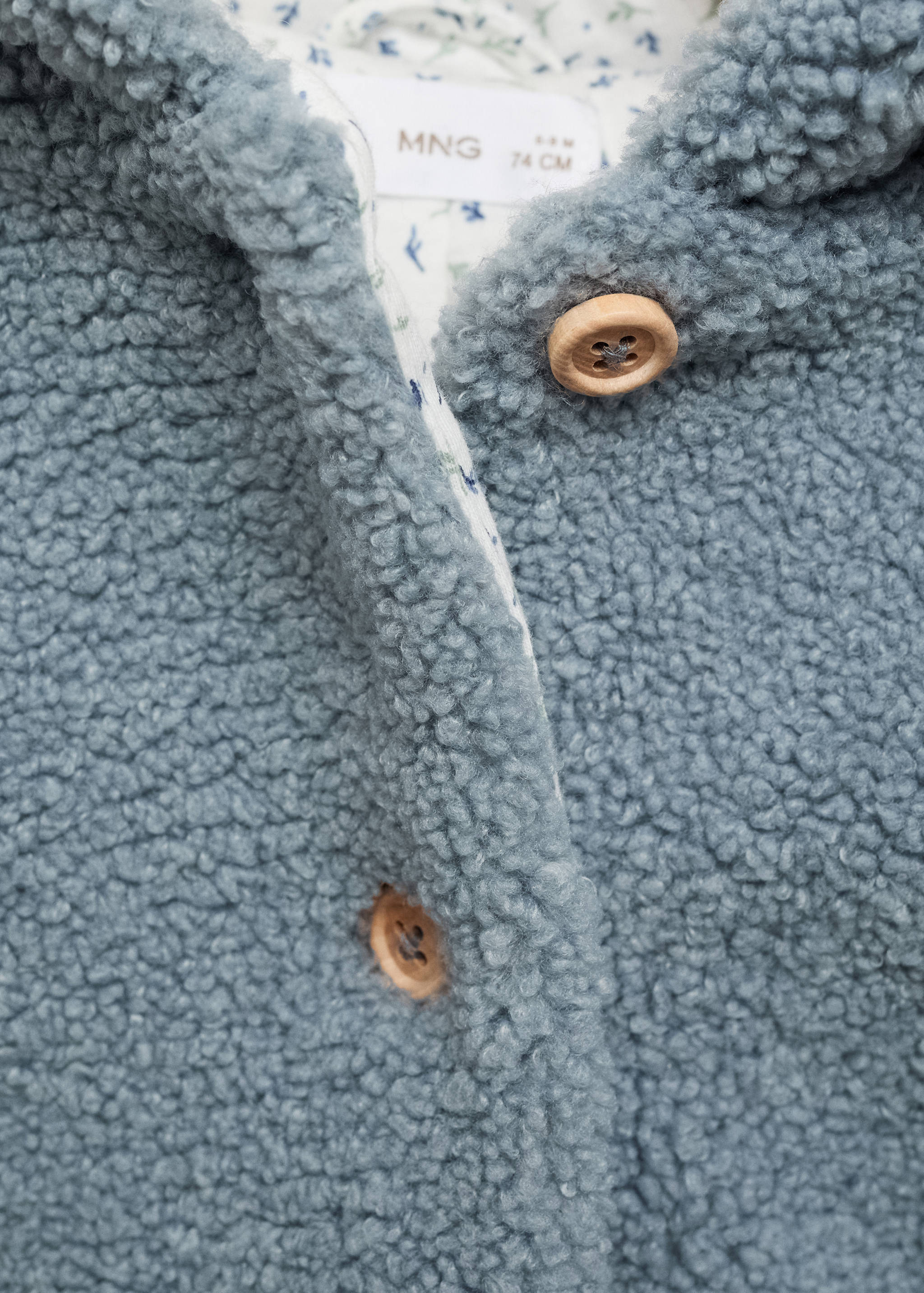 Шуба из искусственной овчины с капюшоном - Деталь изделия 8