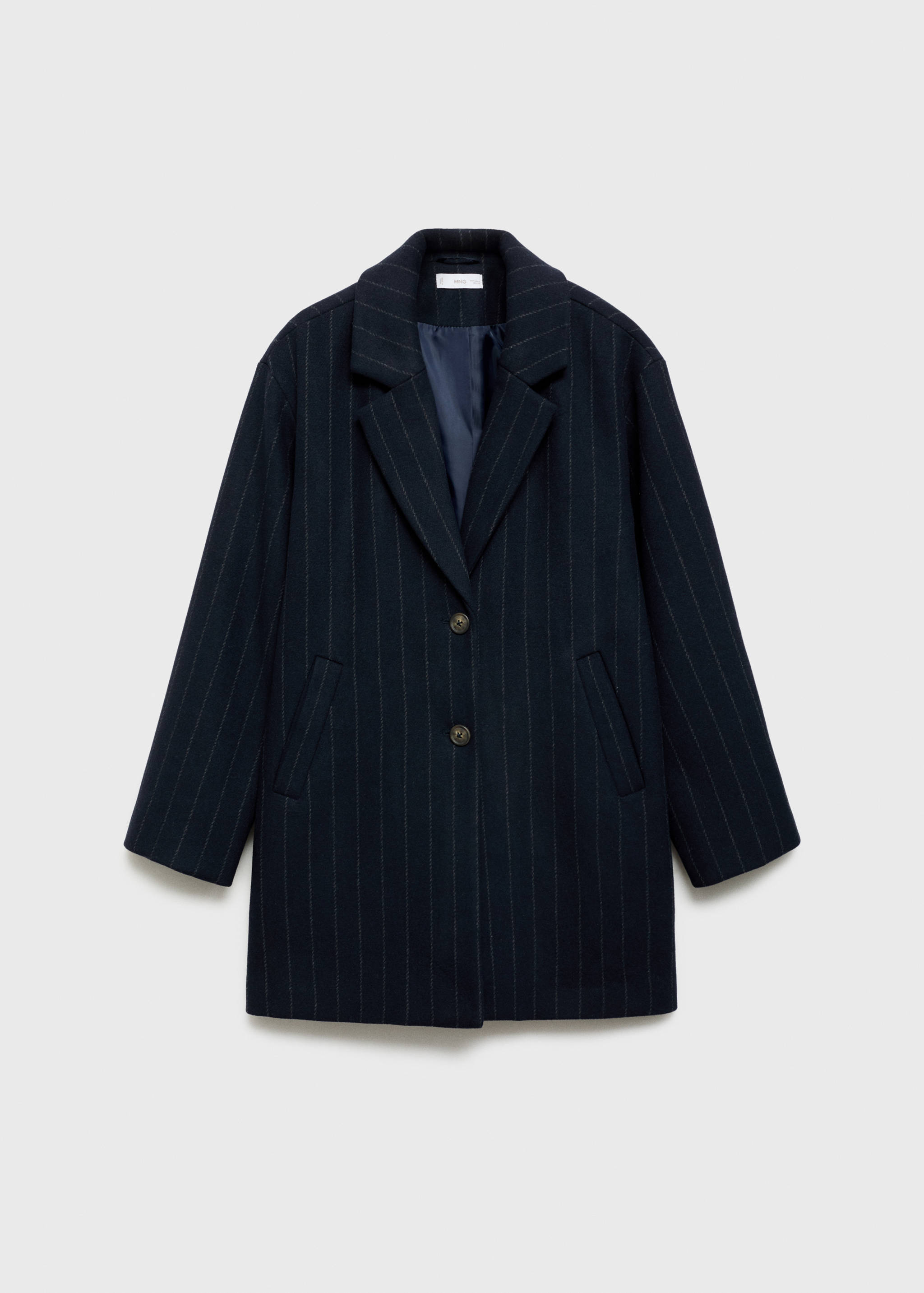 Striped wool coat - Article without model