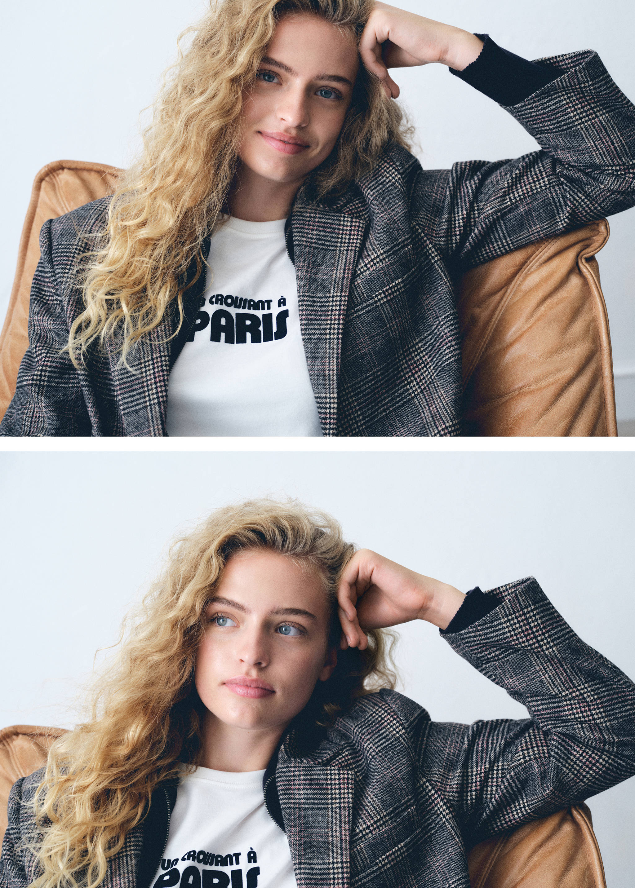 Клетчатое пальто с шерстью - Деталь изделия 6