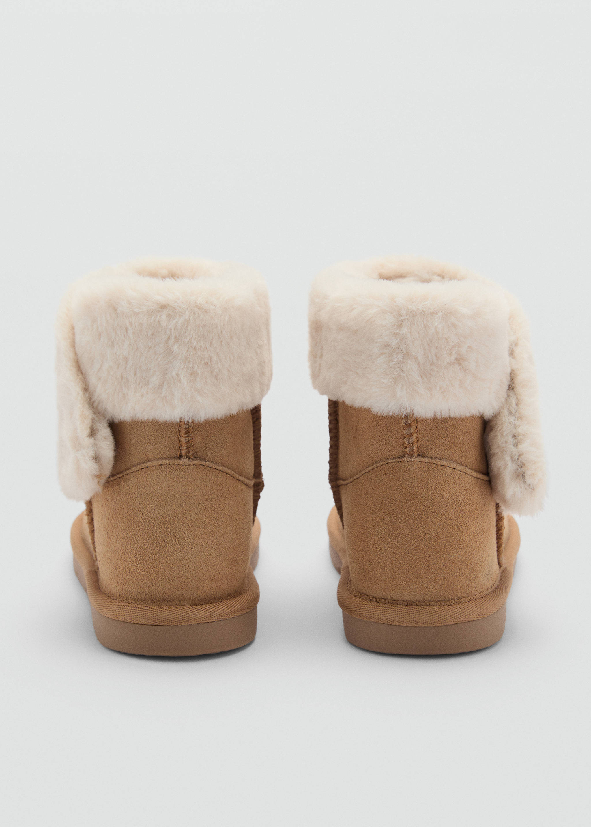 Bottines en cuir et imitation fourrure - Détail de l'article 2