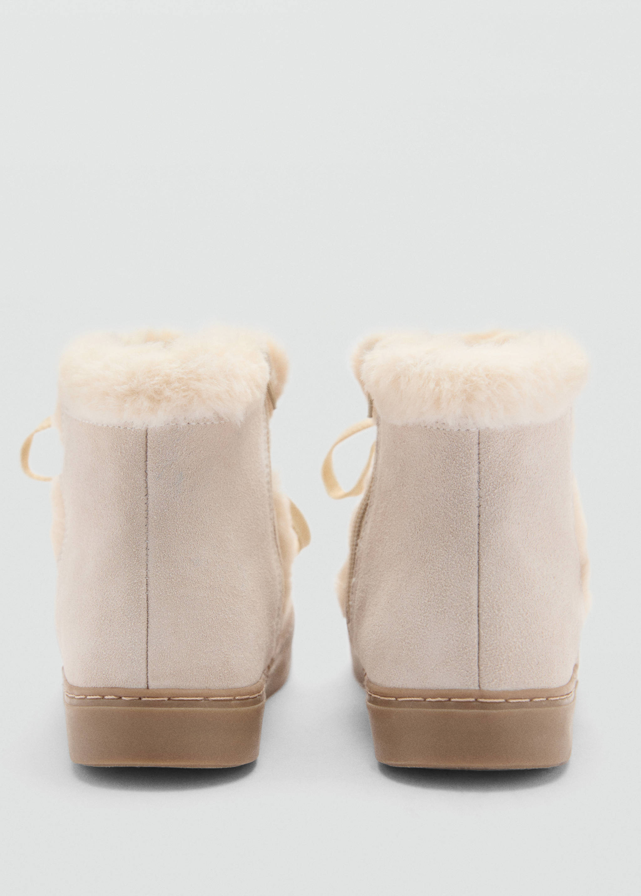 Bottines en cuir et imitation fourrure - Détail de l'article 2