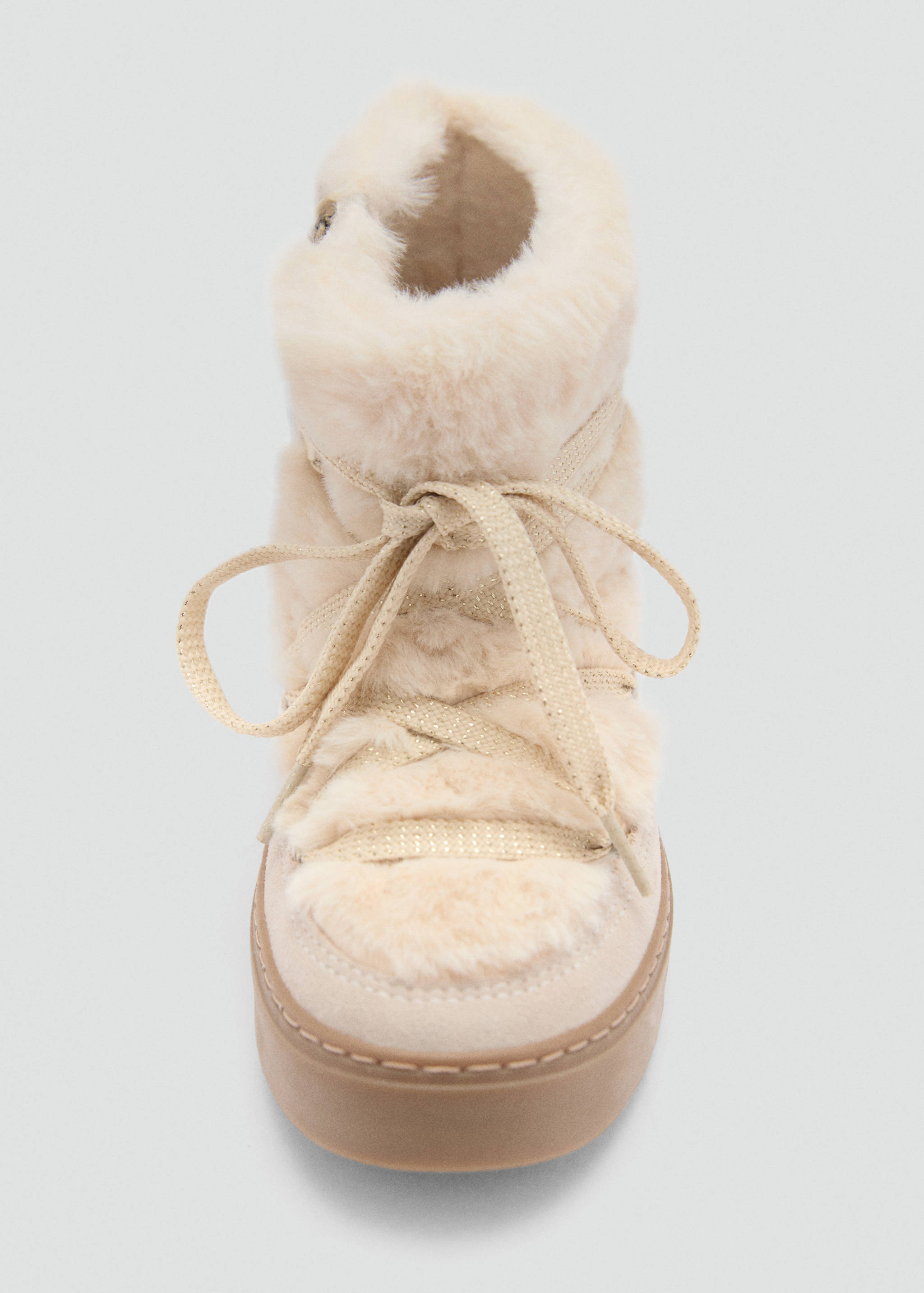 Bottines en cuir et imitation fourrure - Détail de l'article 3