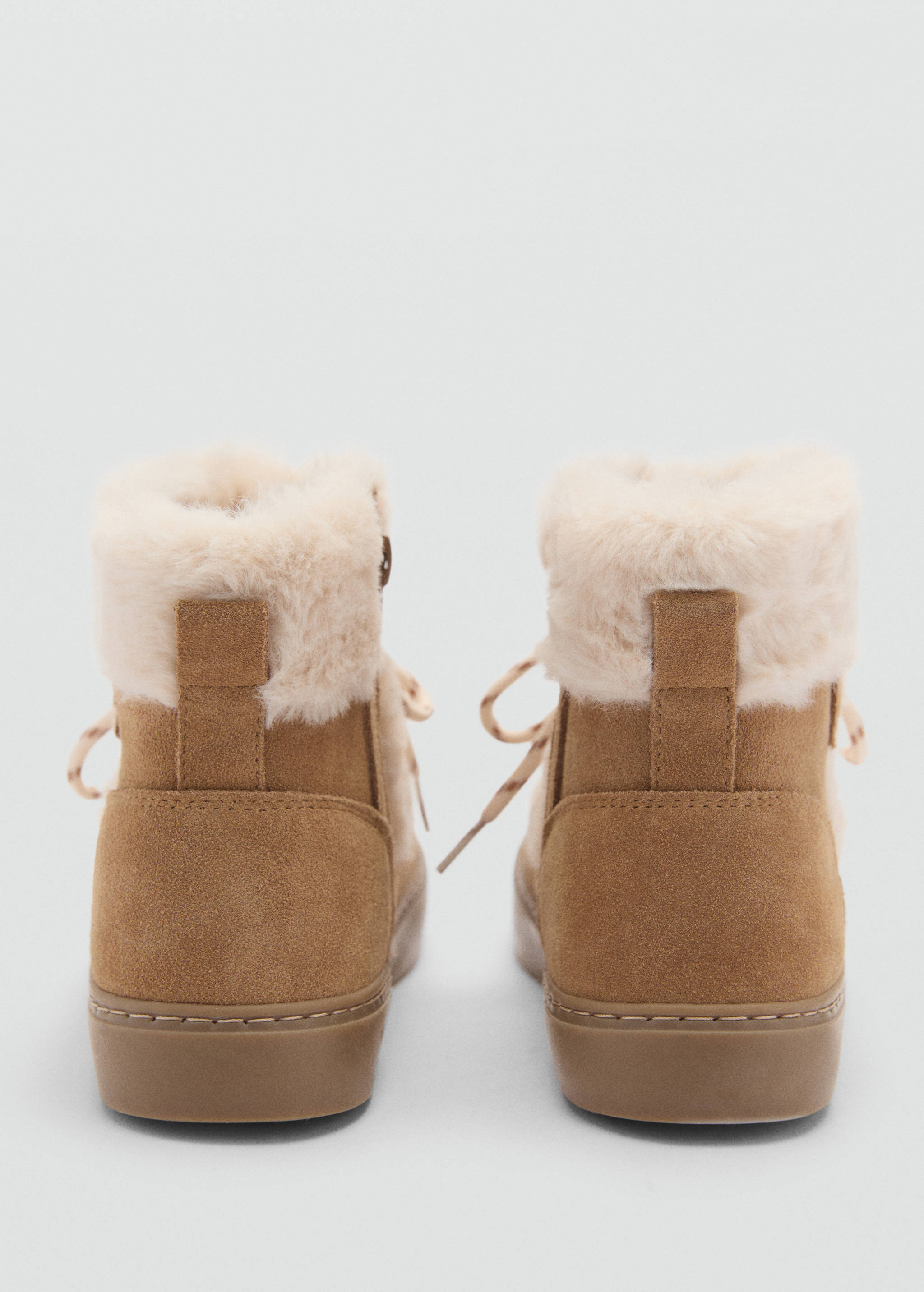 Fur leather ankle boots - Details of the article 2