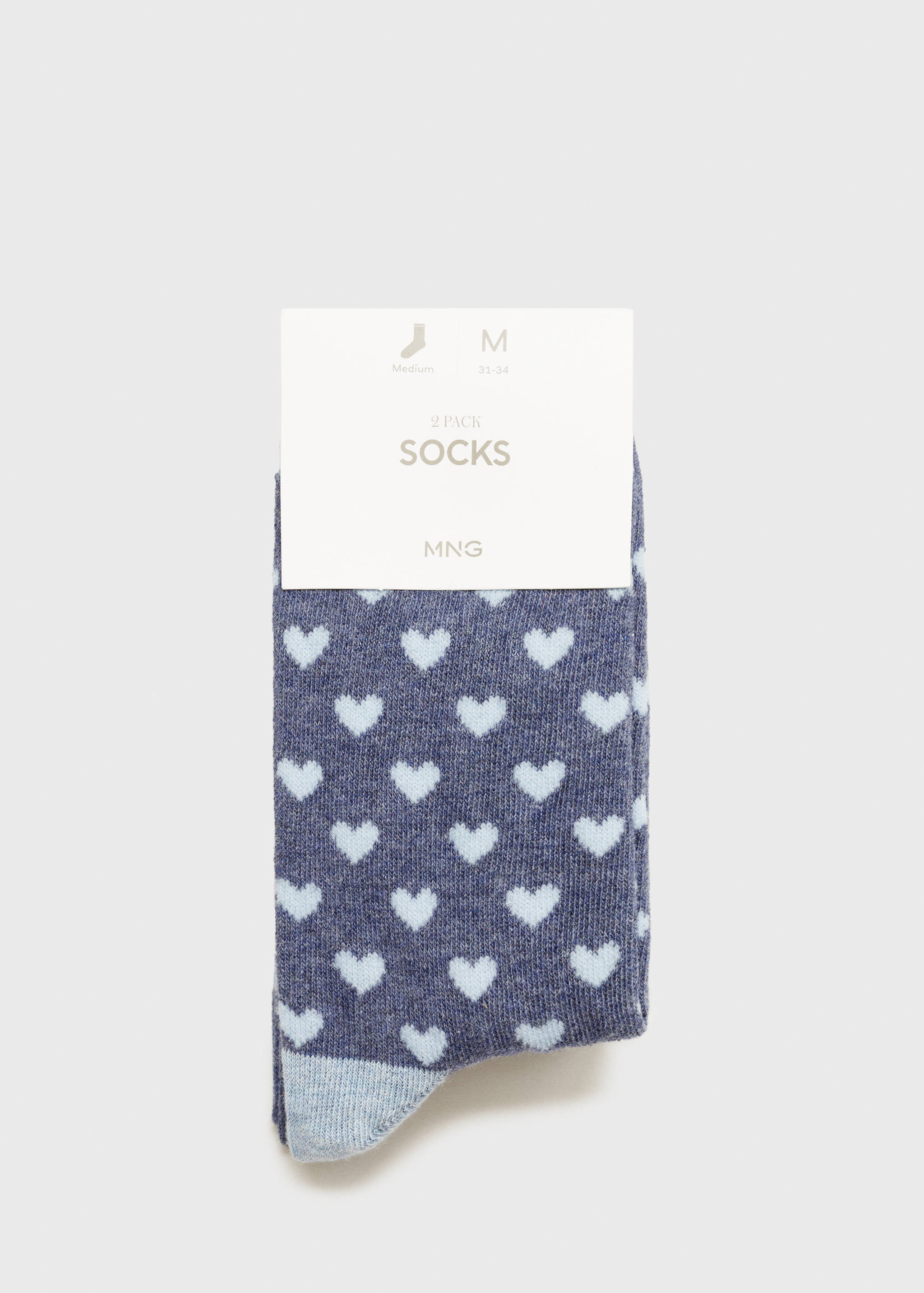 2 pack mixed socks - Reverse of the article