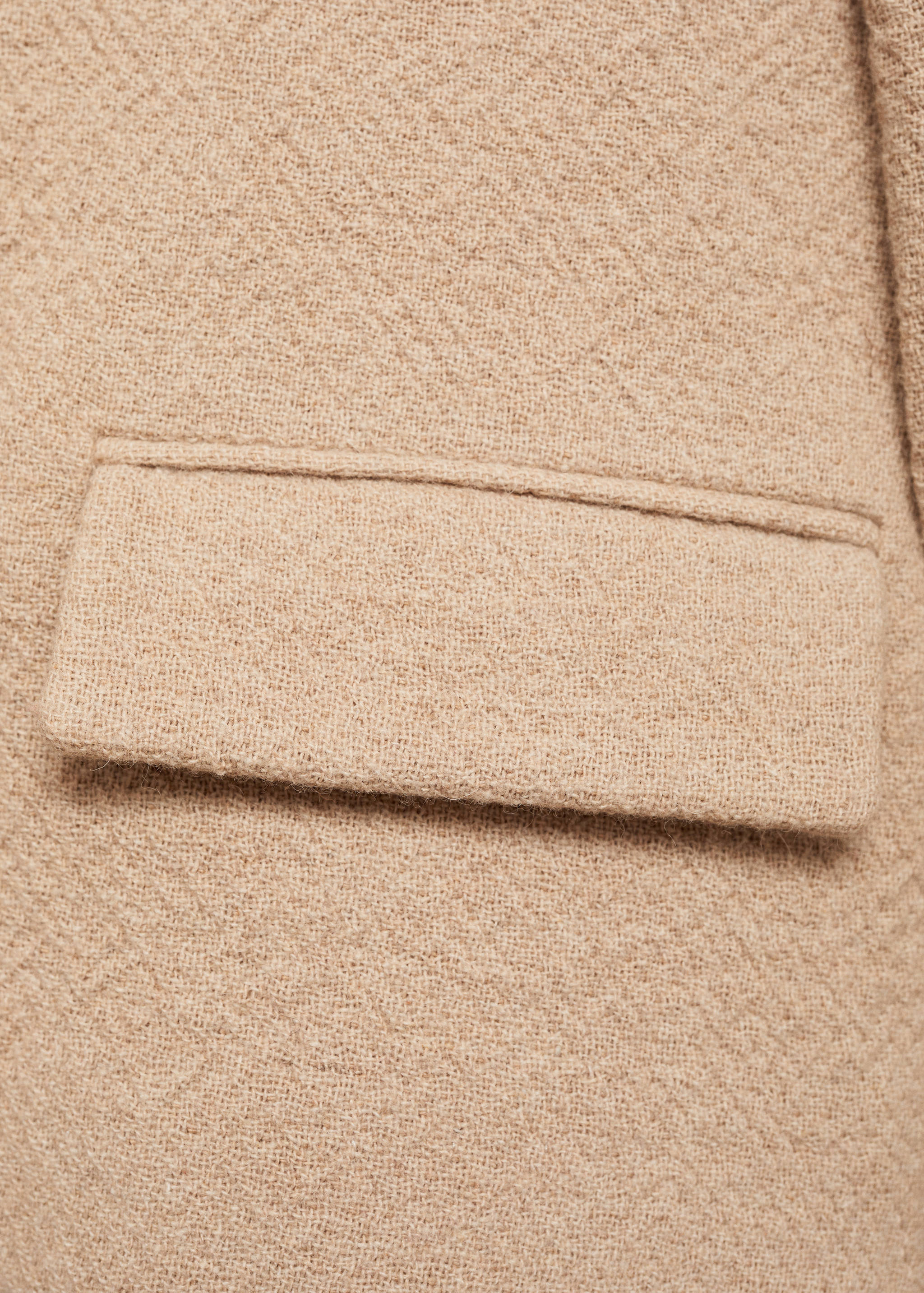 Buttoned cropped jacket - Details of the article 0