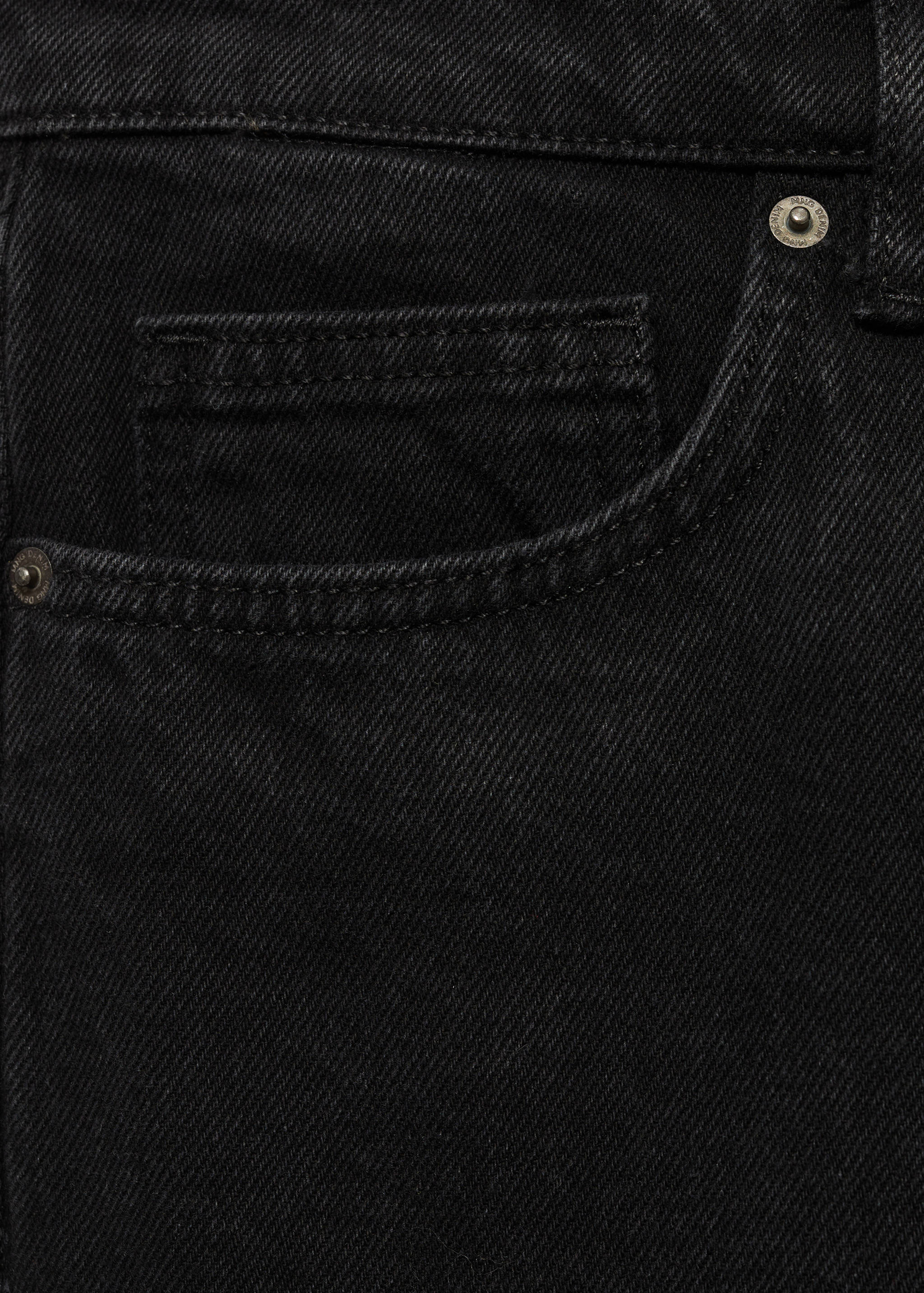 Jeans tapered-fit negros - Detalle del artículo 8