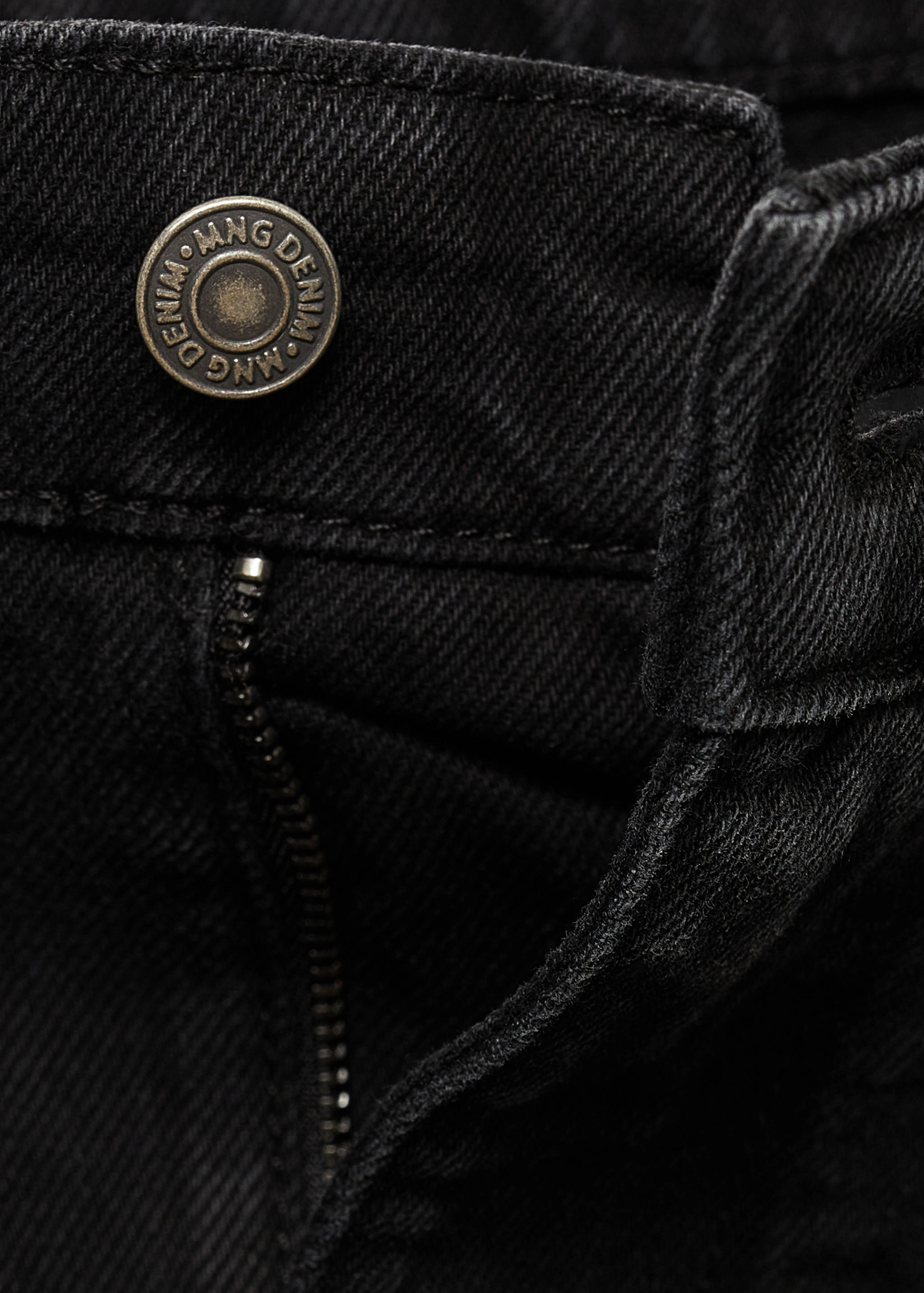 Jeans tapered-fit negros - Detalle del artículo 0